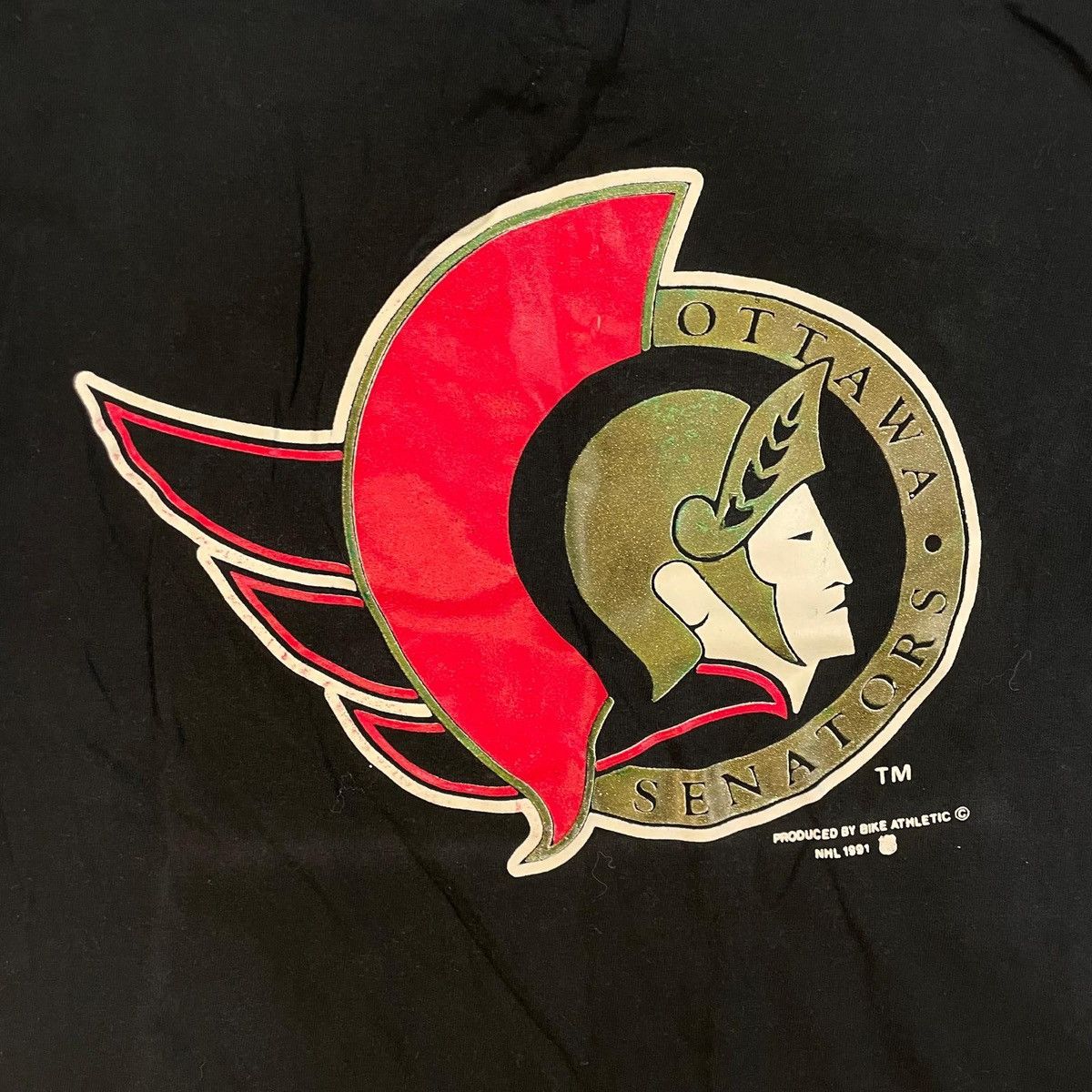 Other Ottawa Senators black and red tee t-shirt vintage 90s Size US L / EU 52-54 / 3 - 5 Thumbnail