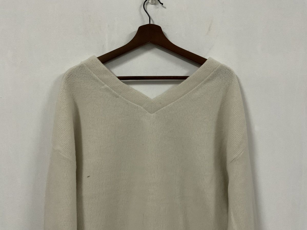 Japanese Brand ANAP White V collar Knit Sweater Size US M / EU 48-50 / 2 - 4 Thumbnail