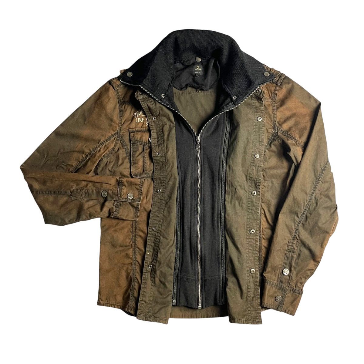 semanticdesign 🇯🇵 SEMANTIC DESIGN PUNK AVANT GARDE DOUBLE LAYER JACKET Size US L / EU 52-54 / 3 - 3 Thumbnail