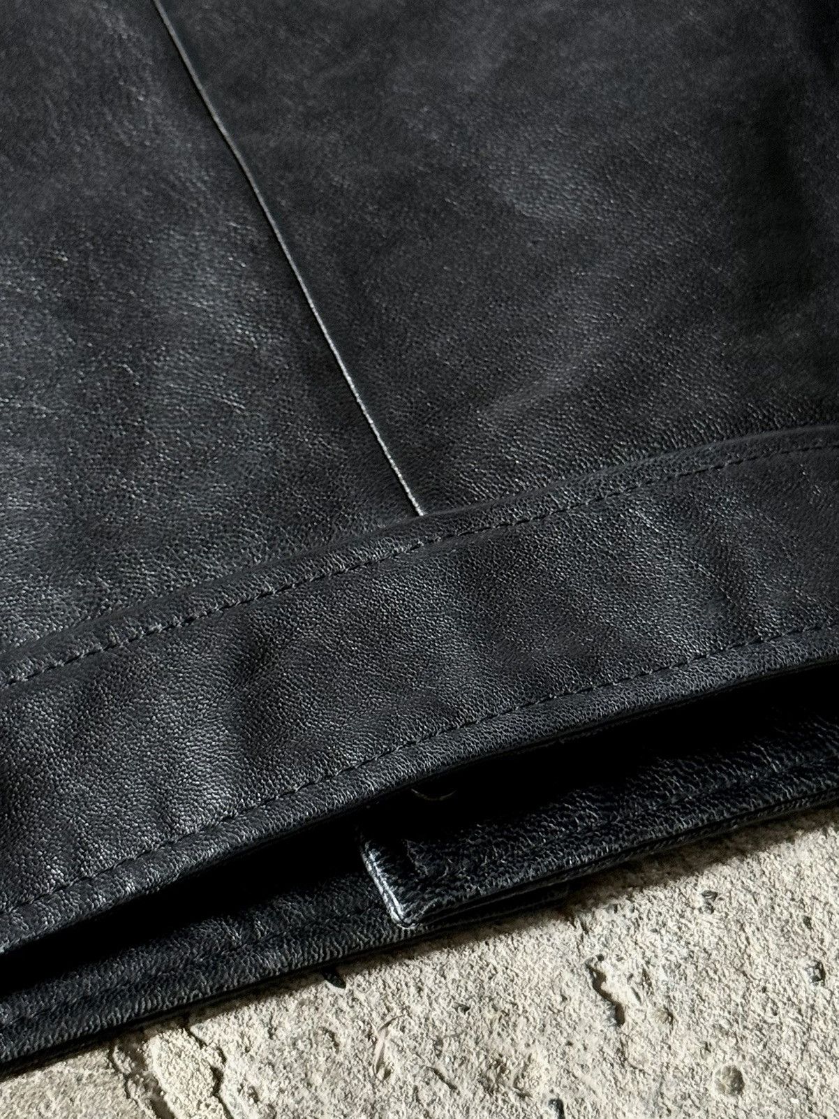 Balenciaga Balenciaga - 1997 - Nicolas Ghesquière - Moto Leather Jacket Size US L / EU 52-54 / 3 - 22 Thumbnail