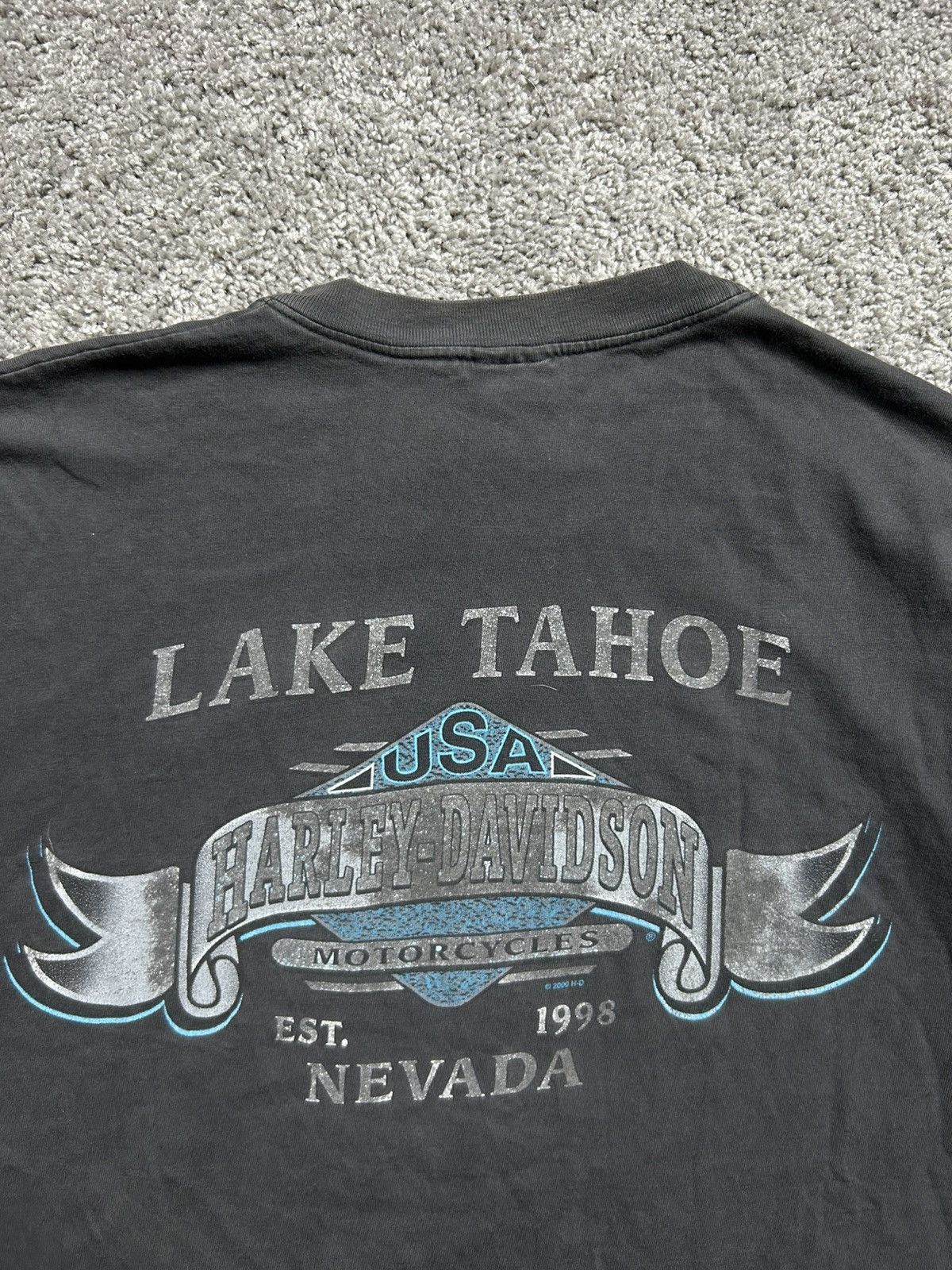 Vintage Vintage Y2K Harley Iron Horses Tee Made in USA Dated 2000 Size US XL / EU 56 / 4 - 5 Thumbnail
