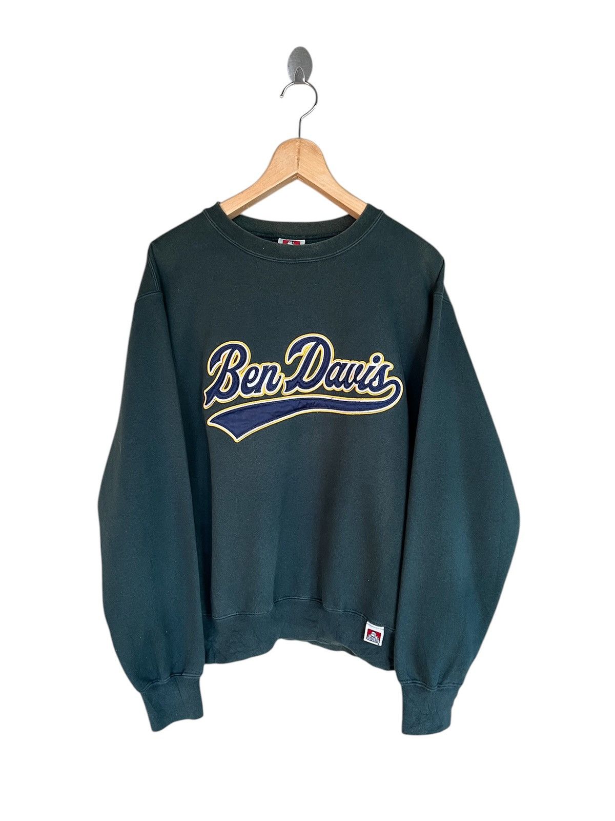 Ben Davis Vintage Ben Davis Spell Out Sweatshirt Size US S / EU 44-46 / 1 - 1 Thumbnail