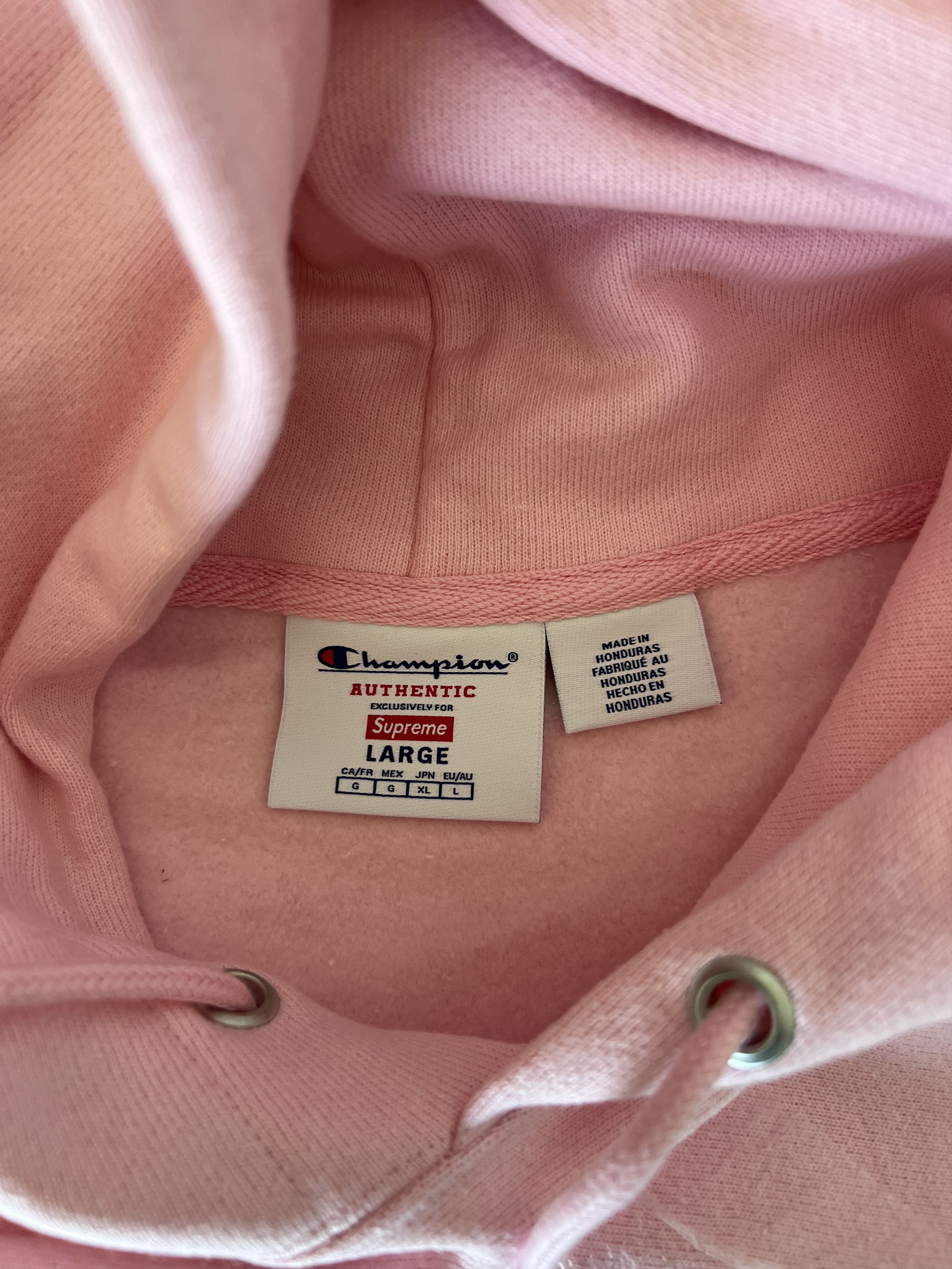 Supreme Champion Arc Logo Hoodie in Pink - tianchih.com