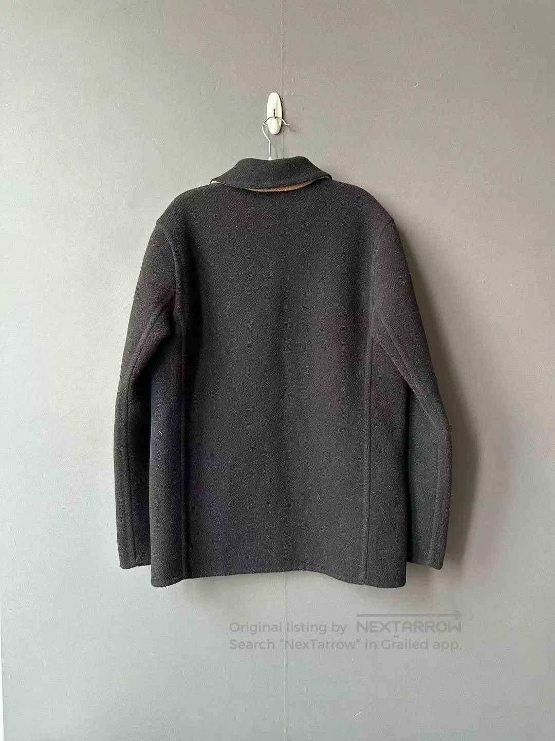 Loewe LOEWE Leather Badge Wool Coat. Size US M / EU 48-50 / 2 - 2 Thumbnail