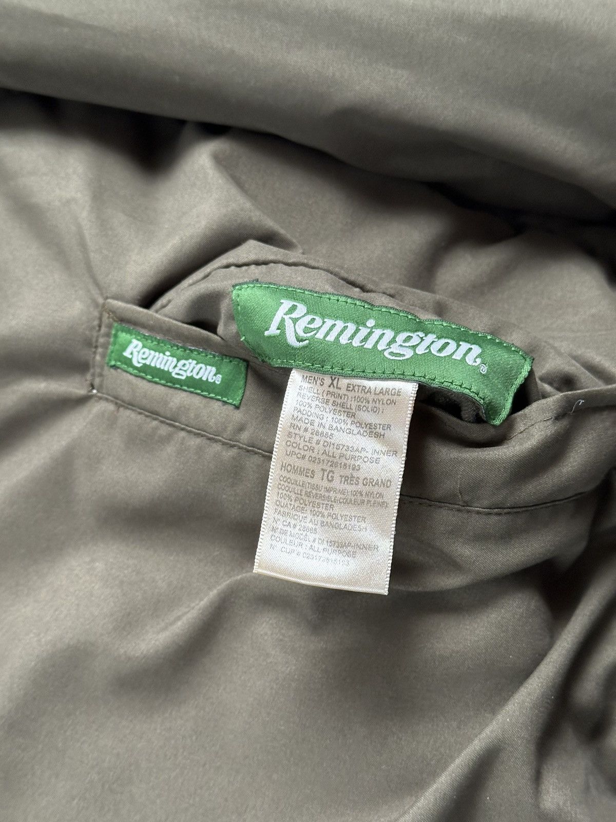 Realtree Remington Real Tree Camo Reversible Puffer Jacket Size US XL / EU 56 / 4 - 5 Thumbnail