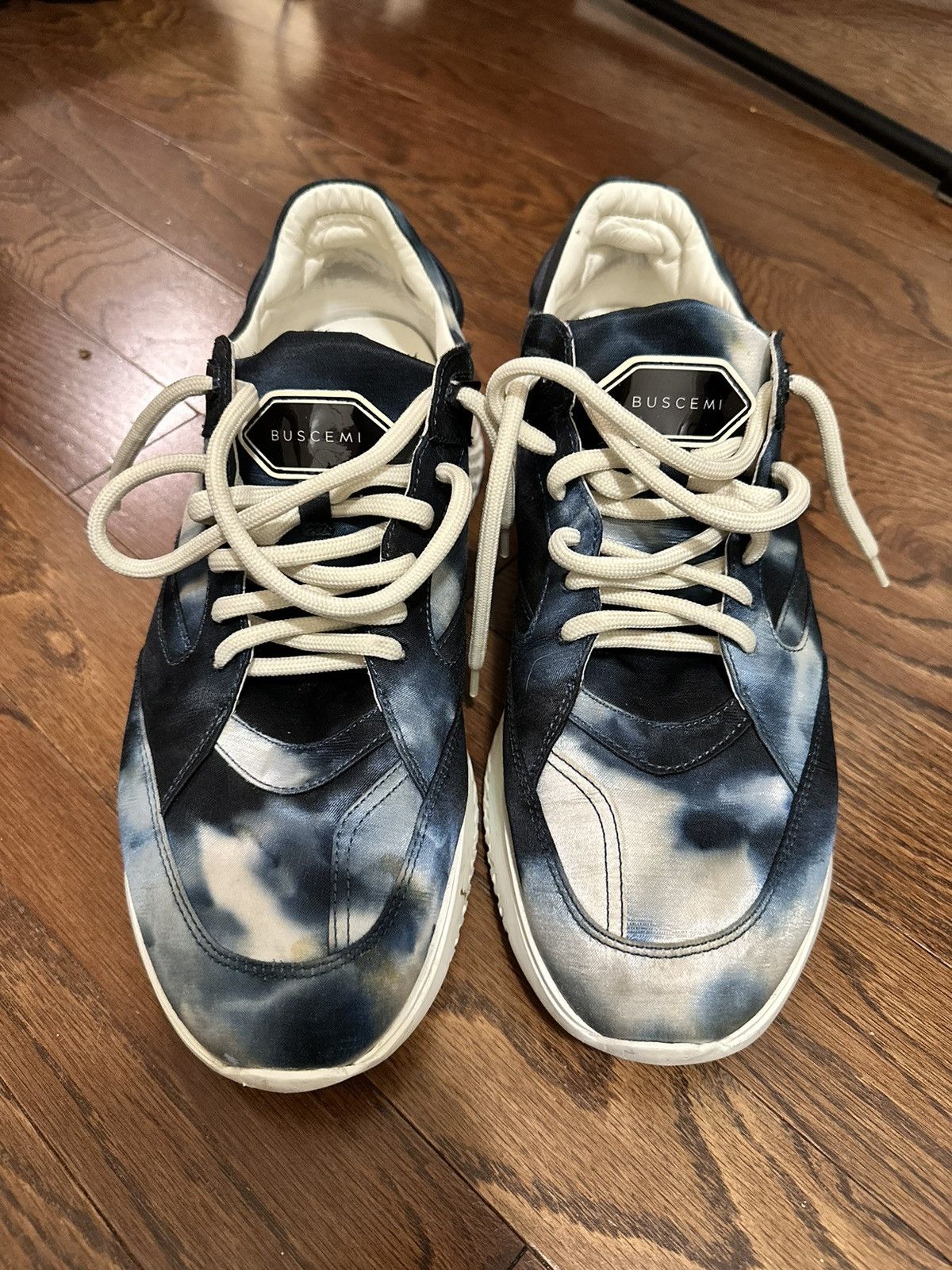 Buscemi Tie Dye Blue Sneakers - Main Image