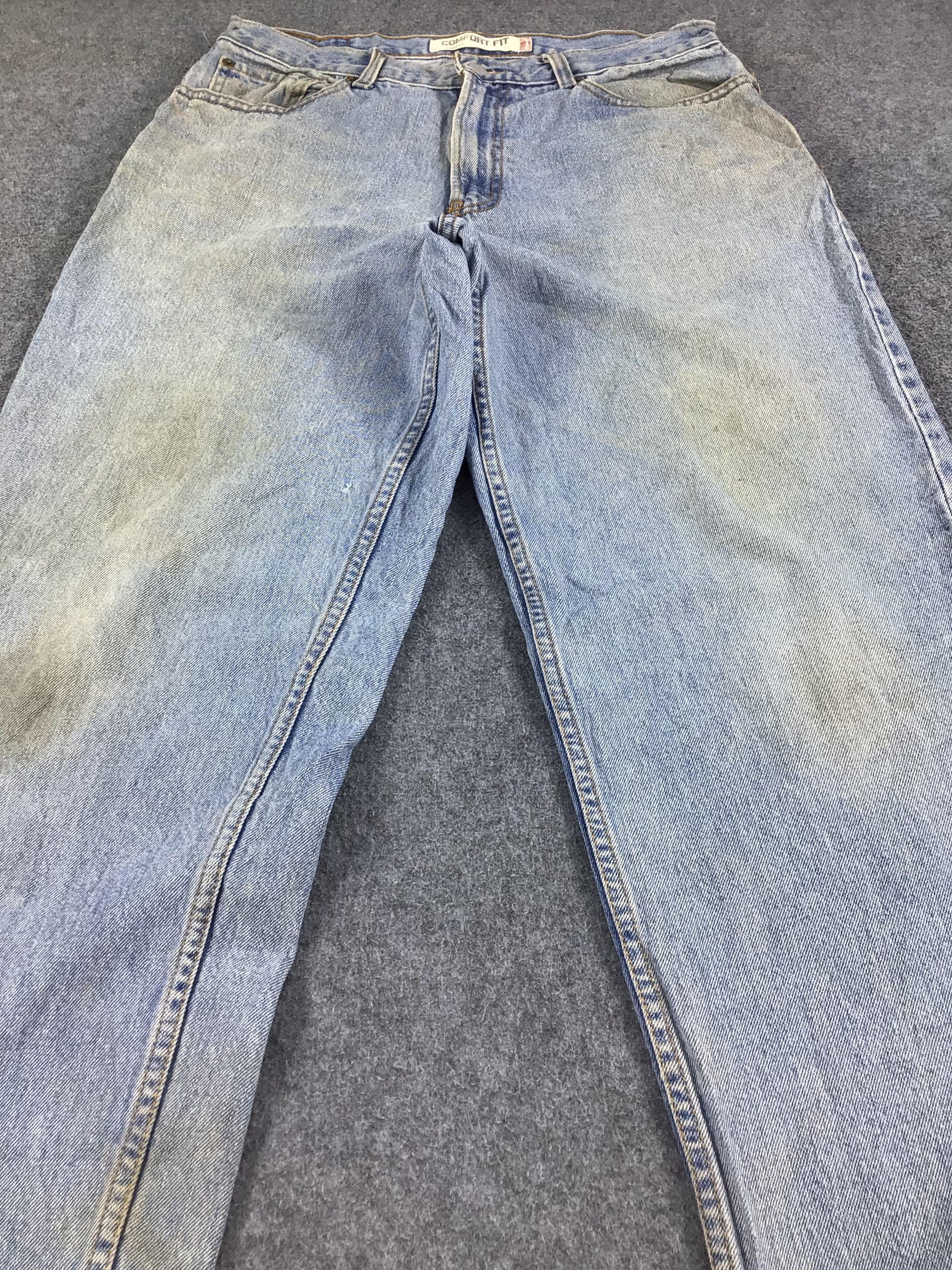 Levi's Vintage Levis 560 Jeans Faded Blue Deni KJ275 Size US 33 - 3 Thumbnail