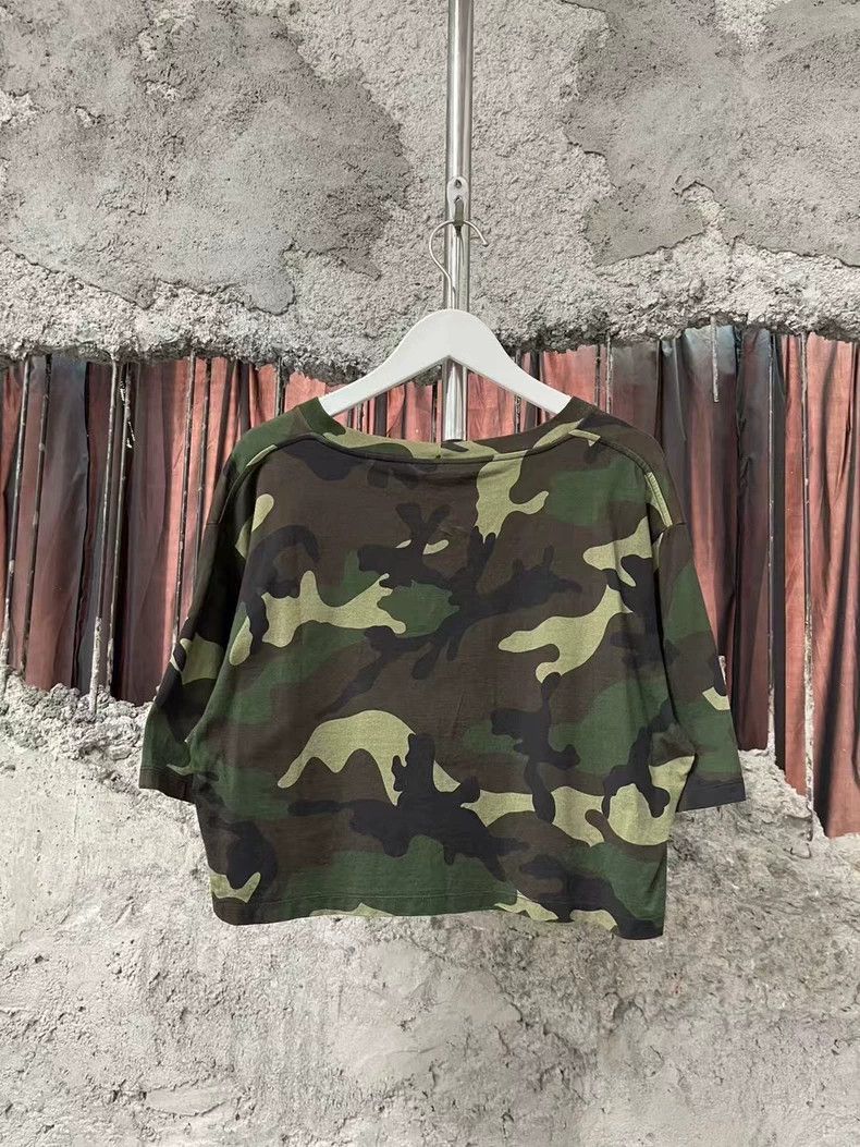 Celine Celine Camouflage Short Sleeve Shirt Size US S / EU 44-46 / 1 - 2 Thumbnail