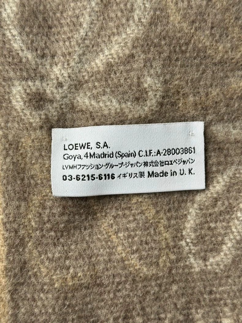 Loewe LOEWE Checkered scarf Size ONE SIZE - 3 Thumbnail