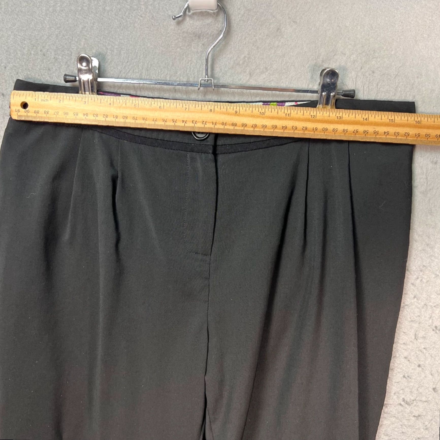 Boden Boden Womens Size 8L Black Slim Fit Trousers Cotton Blend Chino Pants Size 30" / US 8 / IT 44 - 5 Thumbnail
