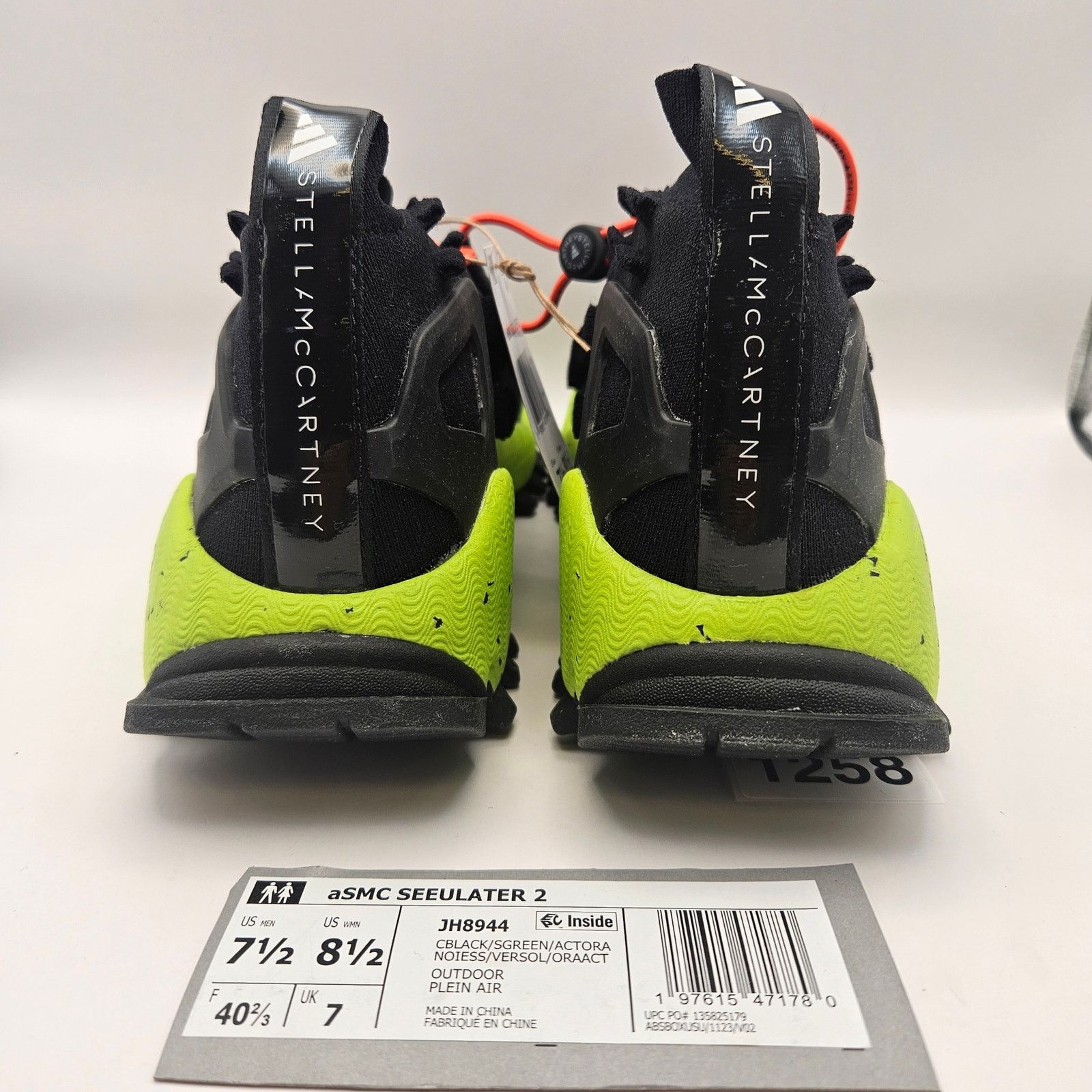 Adidas ADIDAS X STELLA MCCARTNEY SEEULATER 2 JH8944 MEN'S 7.5 BLACK Size US 7.5 / EU 40-41 - 3 Thumbnail