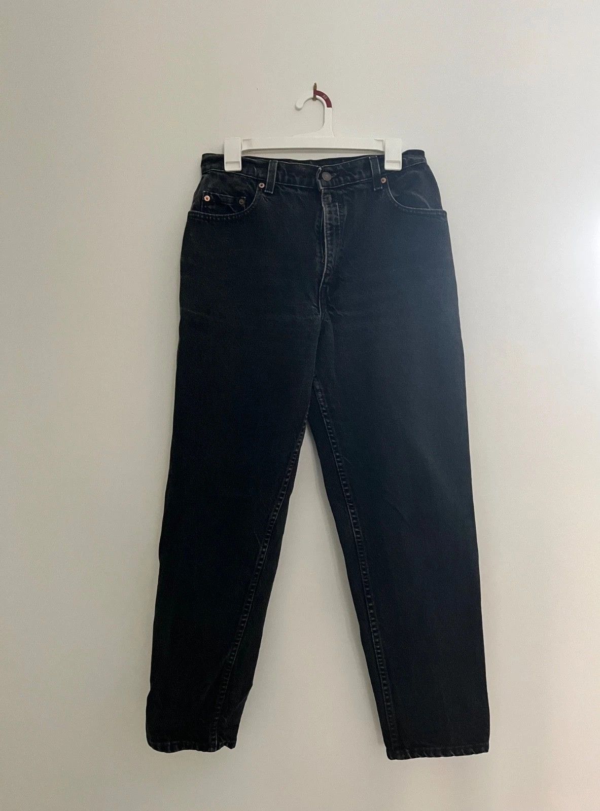 Levi's Vintage Clothing Vintage Levi's Jeans 12 S Black Tapered 551 Made in USA 90s Size 34" / US 12 / IT 48 - 2 Thumbnail