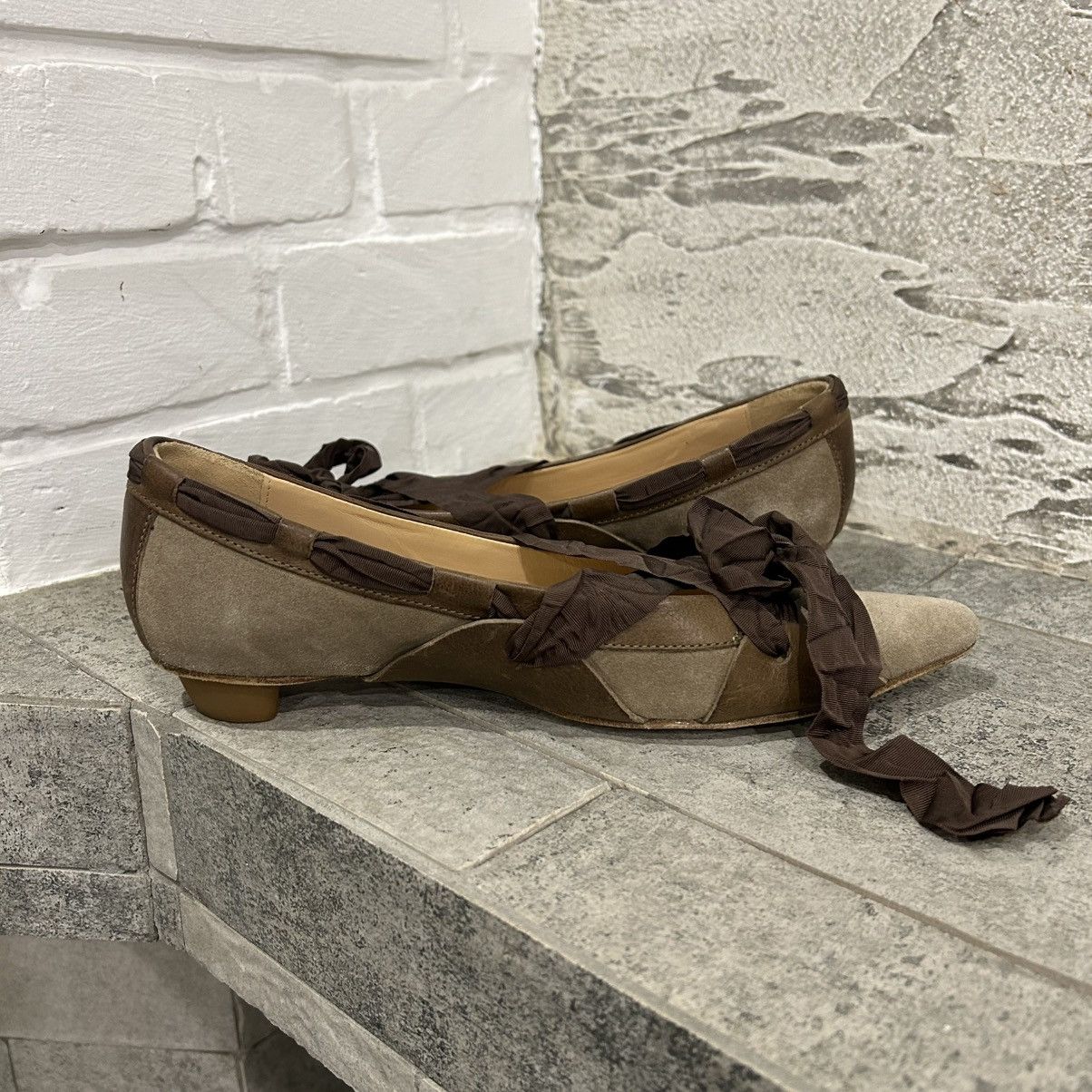 Marithe + Francois Girbaud Rare Marithe Francois Girbaud Ballerina Flats Leather Size US 6 / IT 36 - 9 Thumbnail