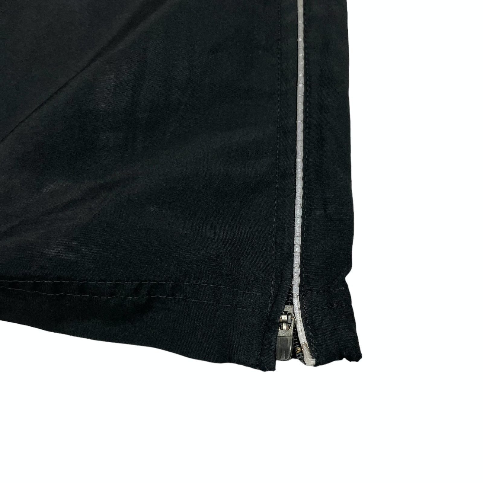 Nike × Vintage Nike Women's Black Logo Drawstring Ankle Zip Pants XS Size 30" / US 8 / IT 44 - 4 Thumbnail