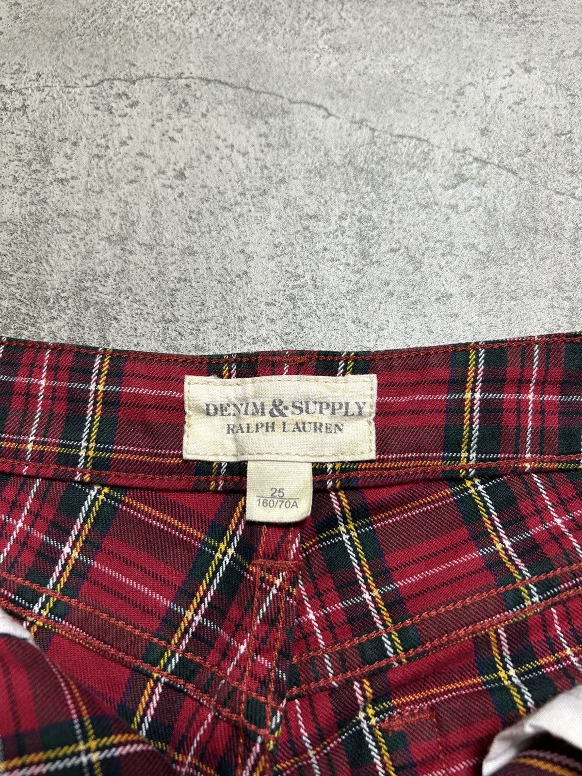 Denim & Supply Ralph Lauren Vintage Denim & Suplay Ralph Lauren Plaid Tartan Pants Size US 26 / EU 42 - 4 Thumbnail
