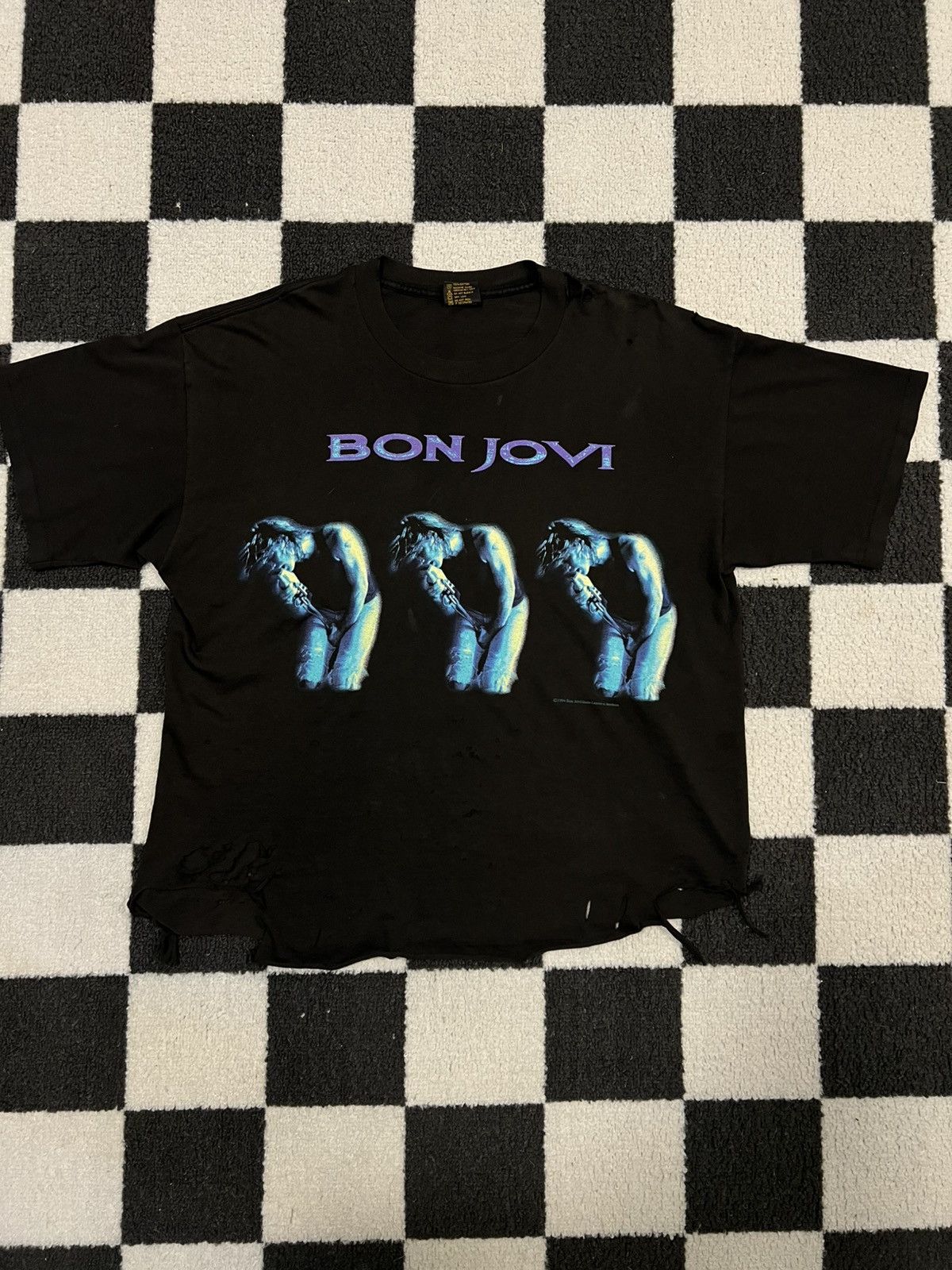 Vintage 1994 Bon Jovi Tour Thrashed Tee