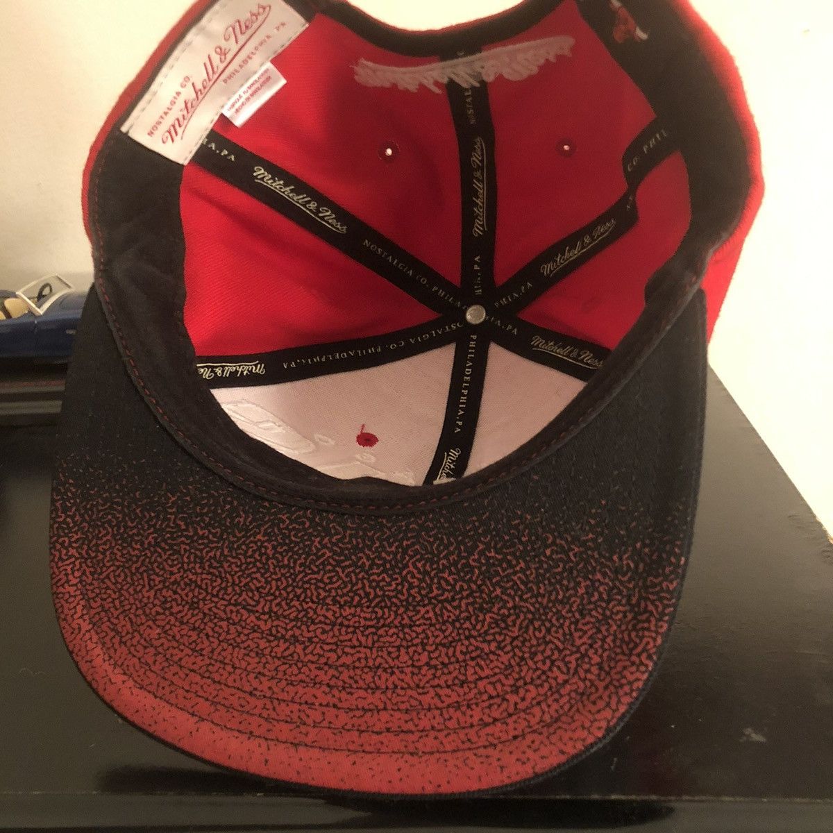 Mitchell & Ness Mitchell & Ness Chicago Bulls Adjustable Snapback hat Cap Size ONE SIZE - 2 Thumbnail