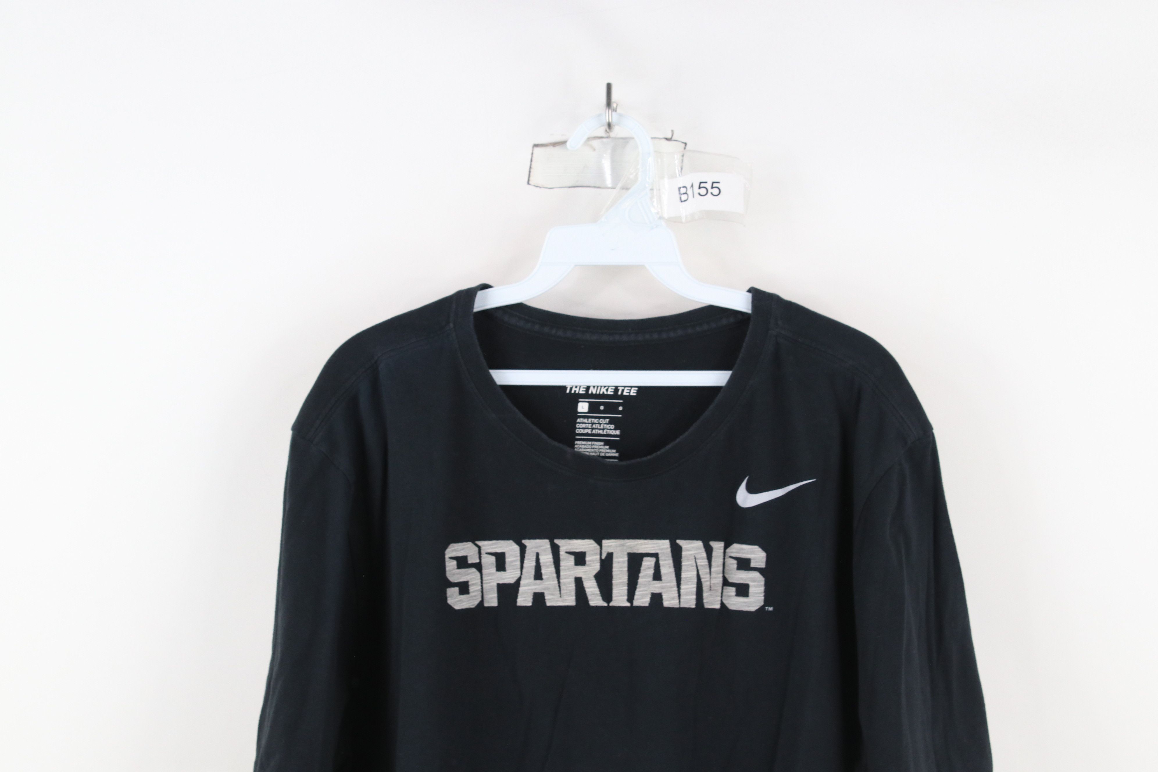 Nike × Vintage Nike Cut Faded Spell Out Michigan State University T-Shirt Size US L / EU 52-54 / 3 - 2 Thumbnail