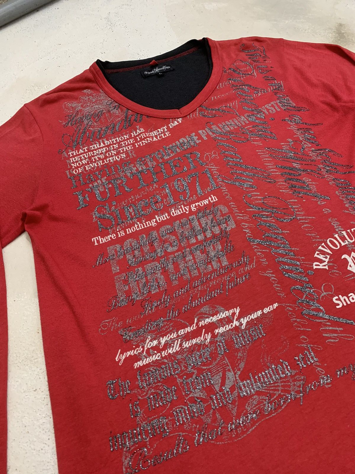20471120 Original Remark Affliction Poem Balenciaga Junya Y2k Style Size US L / EU 52-54 / 3 - 6 Thumbnail
