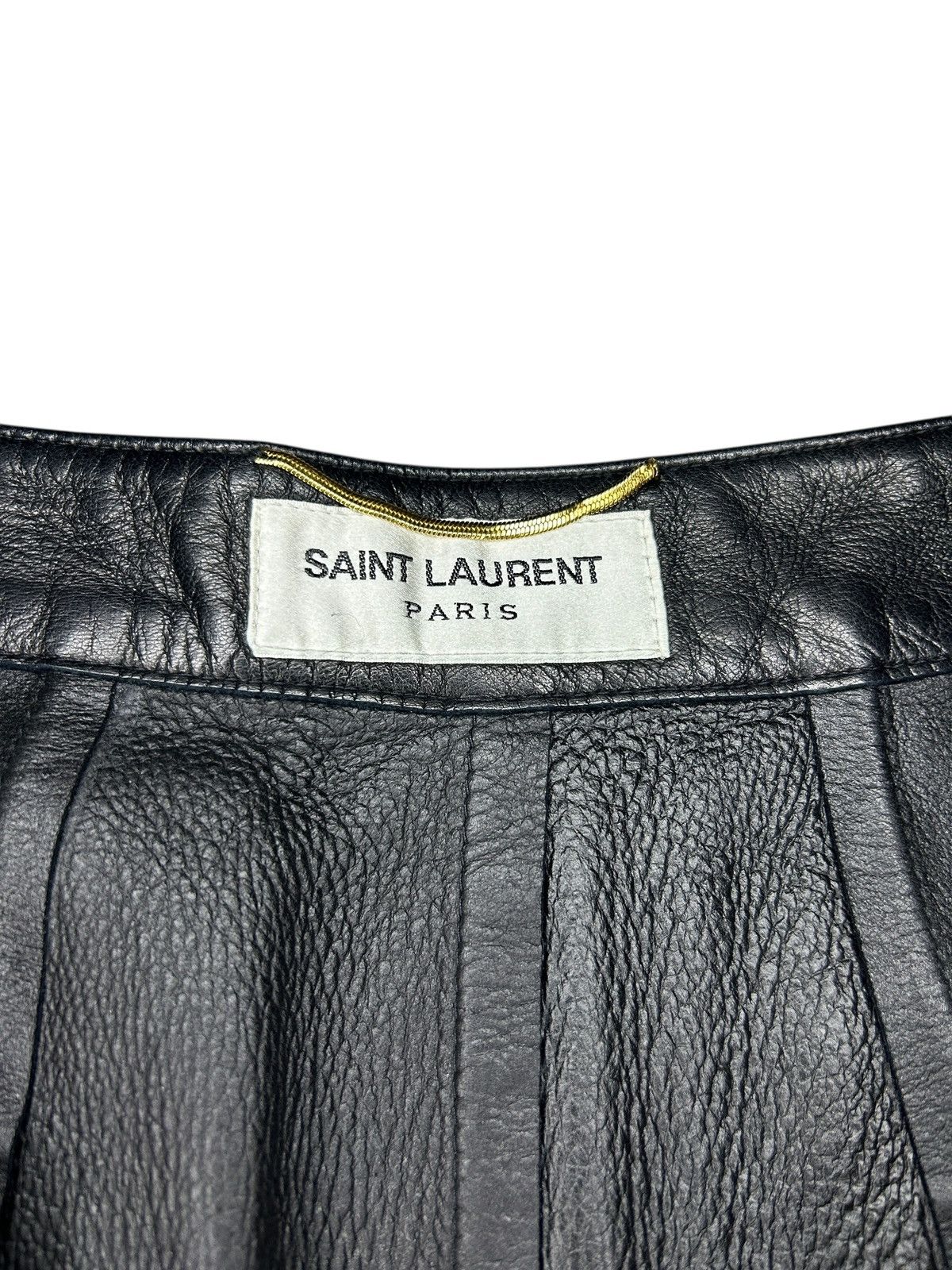 Hedi Slimane × Saint Laurent Paris F/W 16 Sample Leather Trousers Size 25" / US 0 / IT 36 - 6 Thumbnail