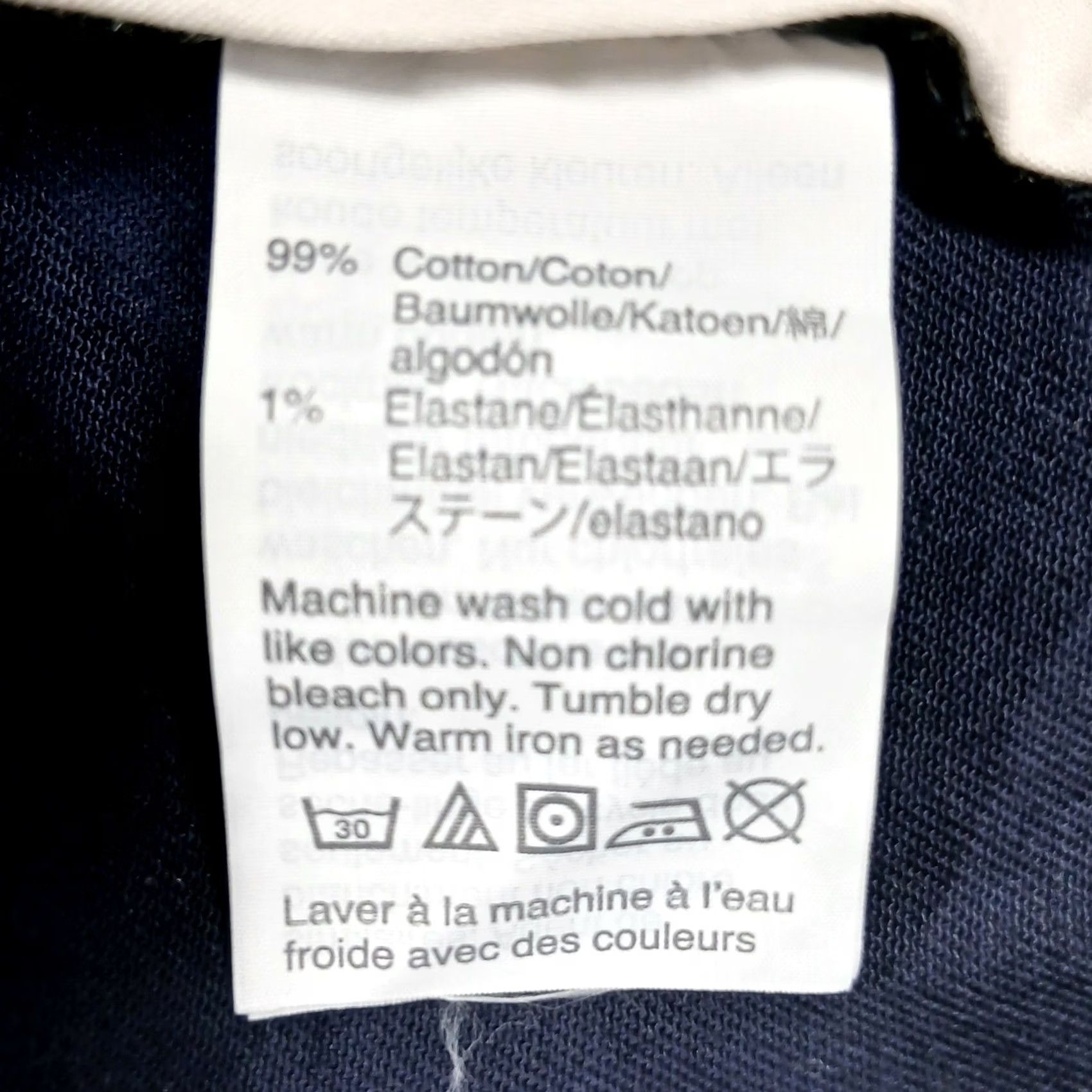 J.Crew J.Crew Bedford Chino Pants Men's 33x32 Navy Stretch Cotton Straight Fit Size US 33 - 5 Thumbnail