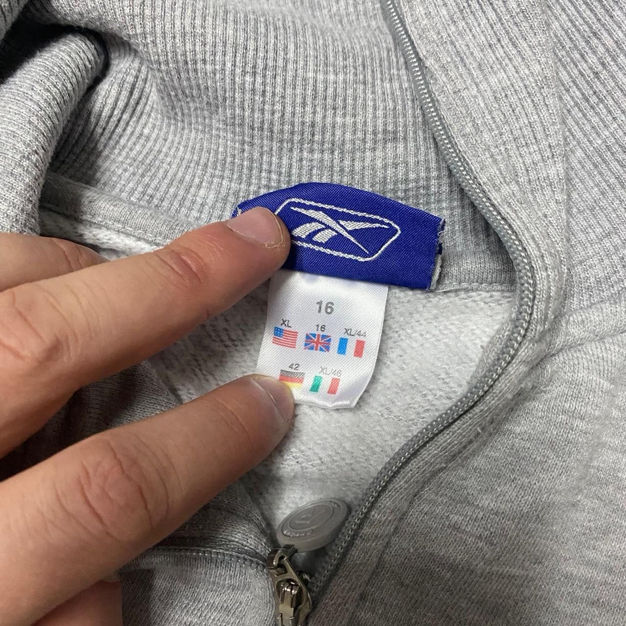 Reebok Grey Reebok quarter zip sweatshirt #sportswear Size US XL / EU 56 / 4 - 3 Thumbnail