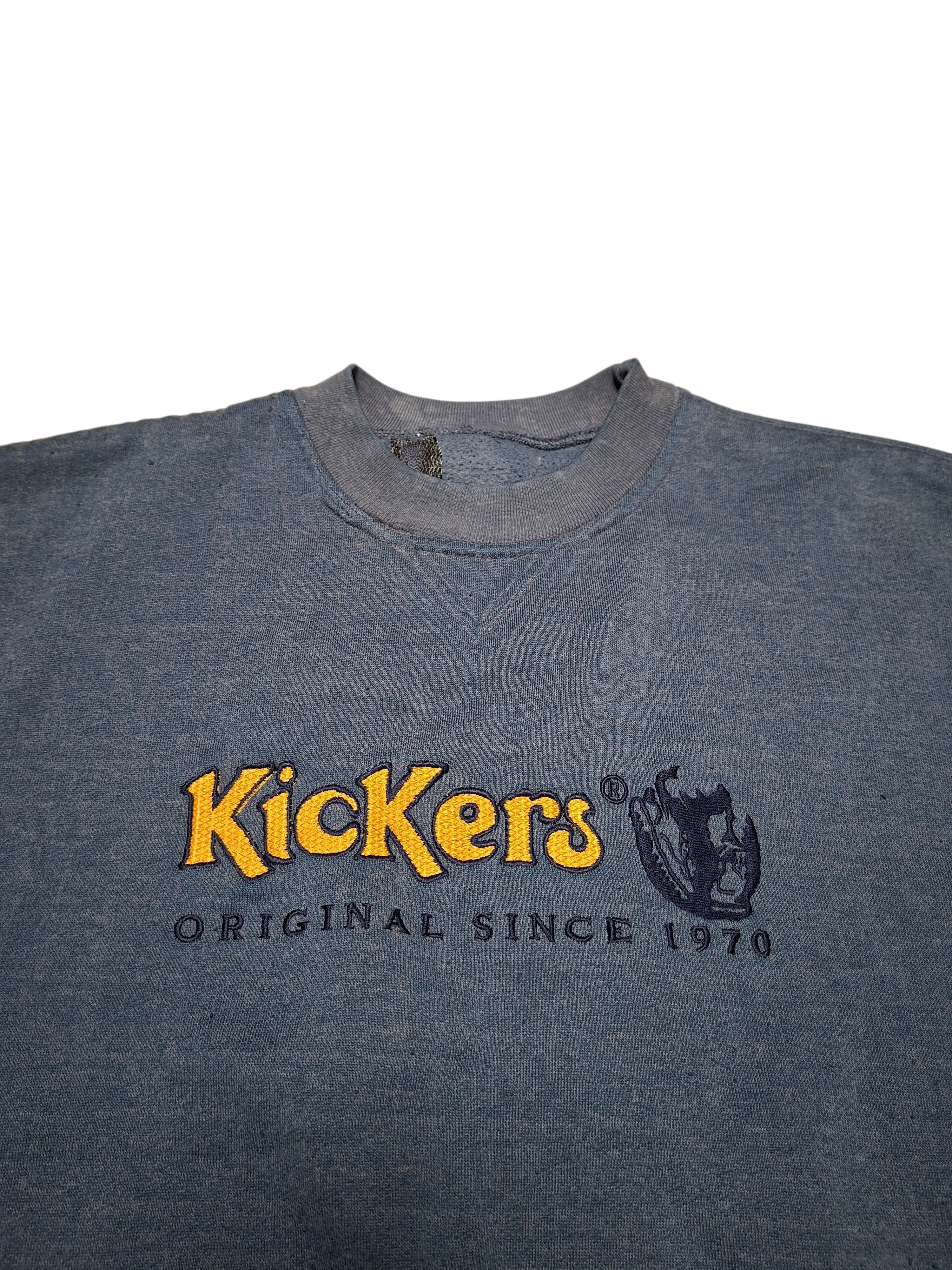 Kickers KICKERS VINTAGE BIG LOGO EMBROIDERED SWEATSHIRT Size US L / EU 52-54 / 3 - 2 Thumbnail