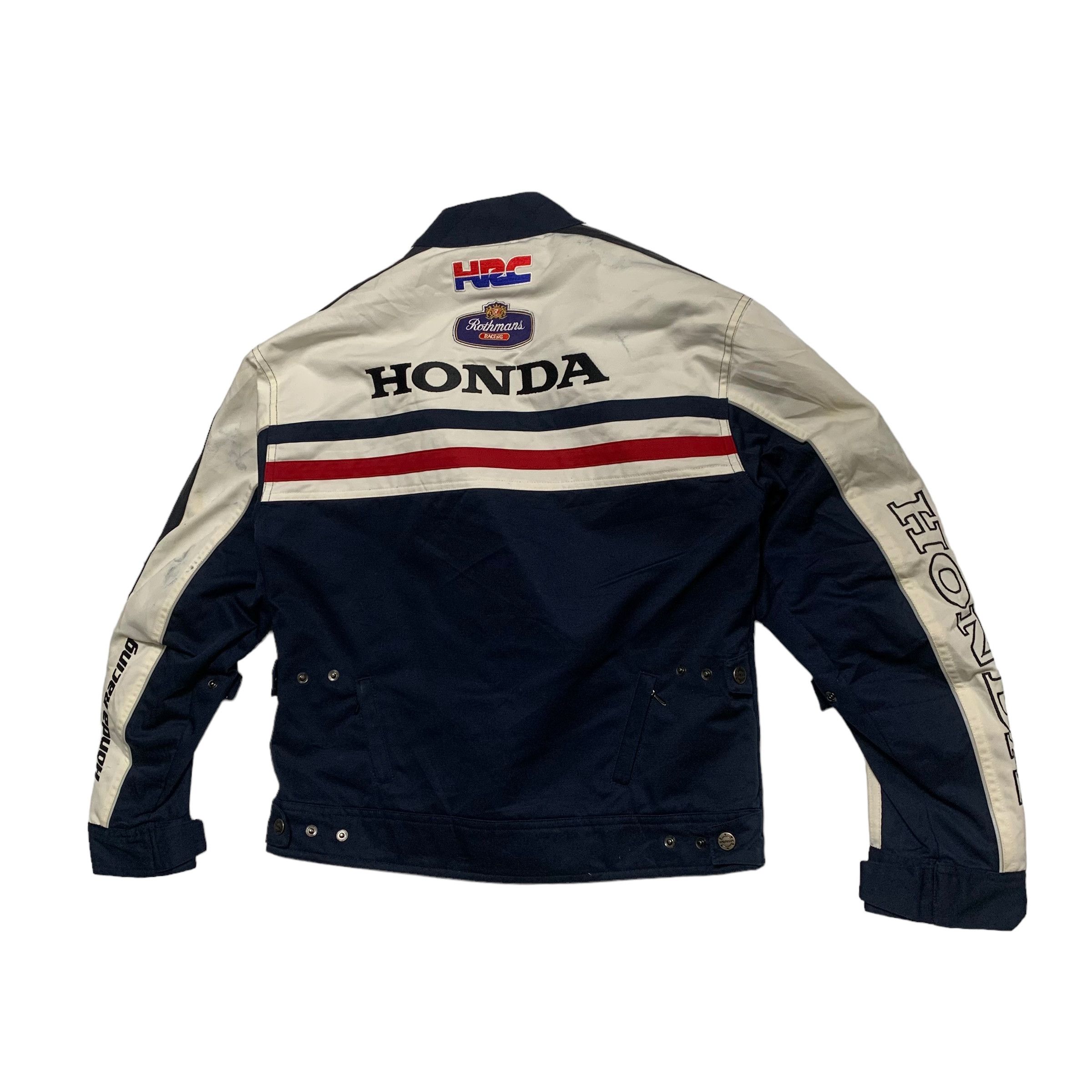 Honda Honda HRC Rothmans Racing Motorcycle Biker Jacket Size US M / EU 48-50 / 2 - 9 Thumbnail