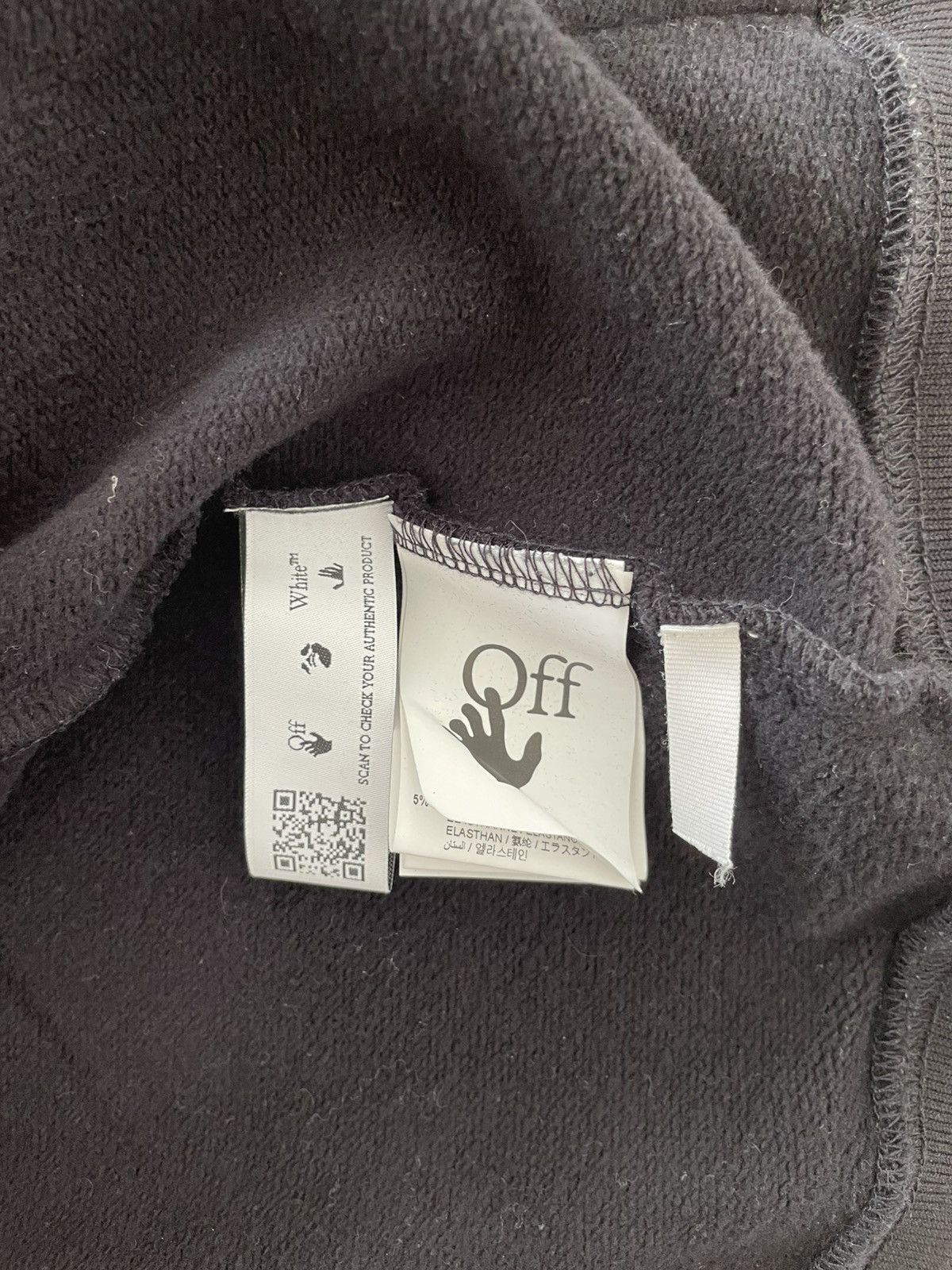 Off-White OFF-WHITE Wave Outline Diagonal Slim Hoodie Size US XL / EU 56 / 4 - 6 Thumbnail