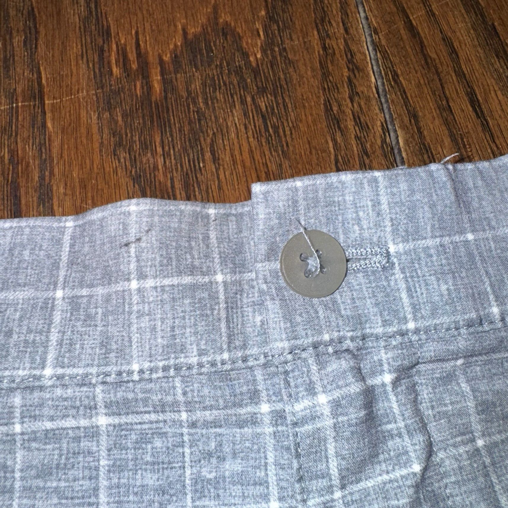 Nike Nike Dri Fit Golf Shorts Men’s 36 Gray Plaid Chino Flat Front 10” Inseam Size US 36 / EU 52 - 2 Thumbnail