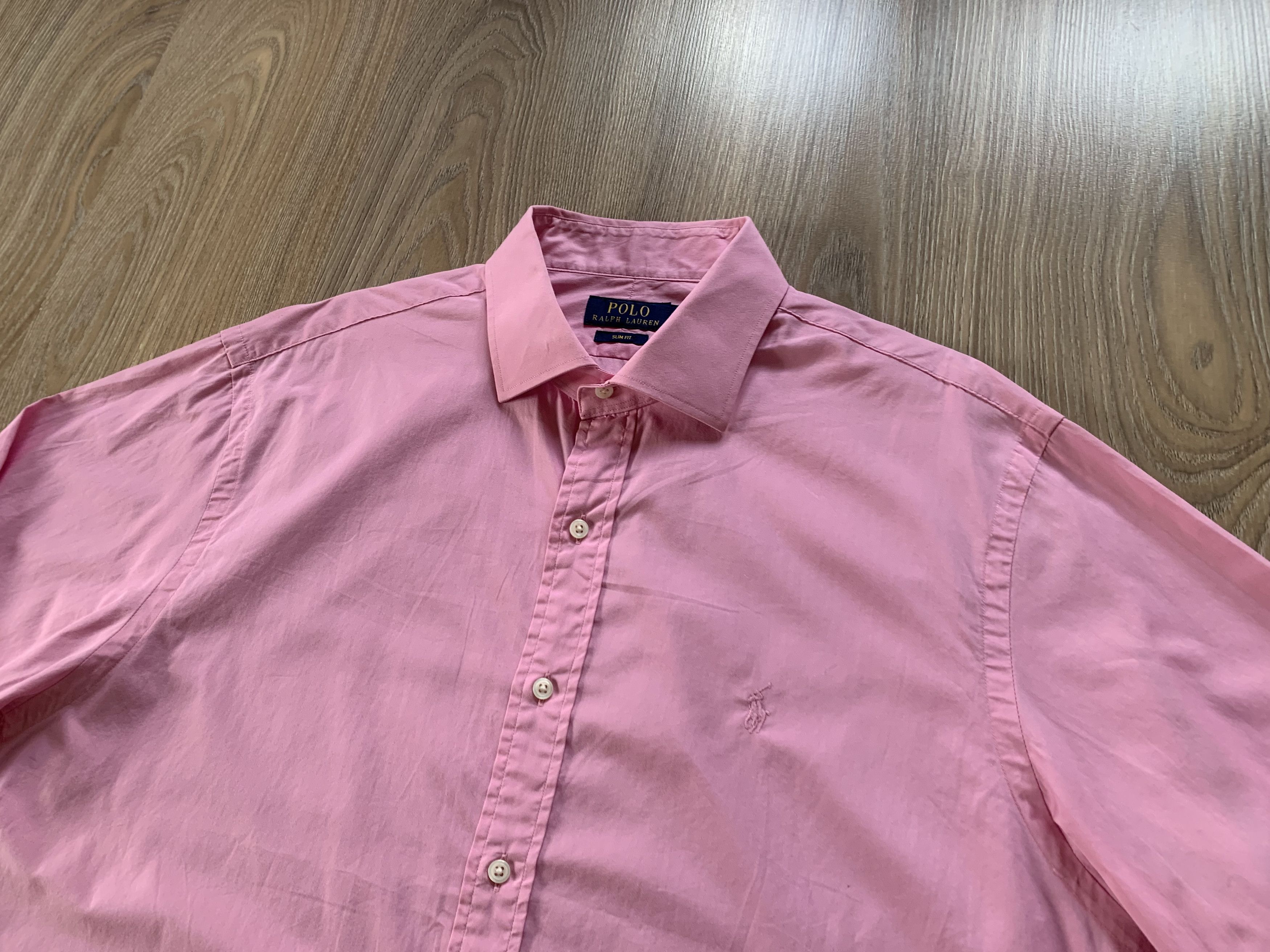 Polo Ralph Lauren Polo Ralph Lauren Pink Long Sleeve Vintage Shirt Size US XXL / EU 58 / 5 - 4 Thumbnail