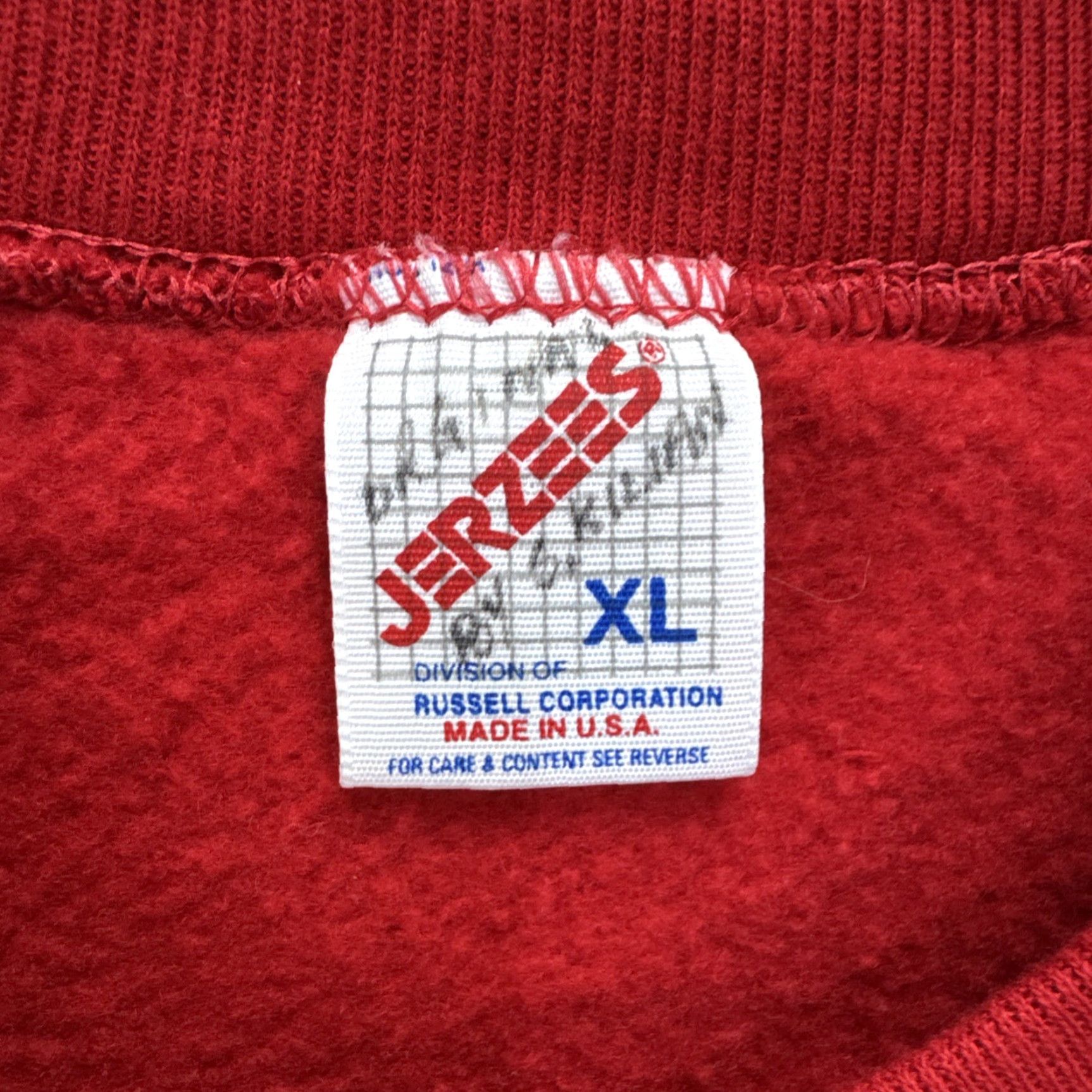Jerzees VINTAGE JERZEES Sweatshirt Crewneck Woman XL Red Christmas Holiday Graphic Print Size XL / US 12-14 / IT 48-50 - 3 Thumbnail