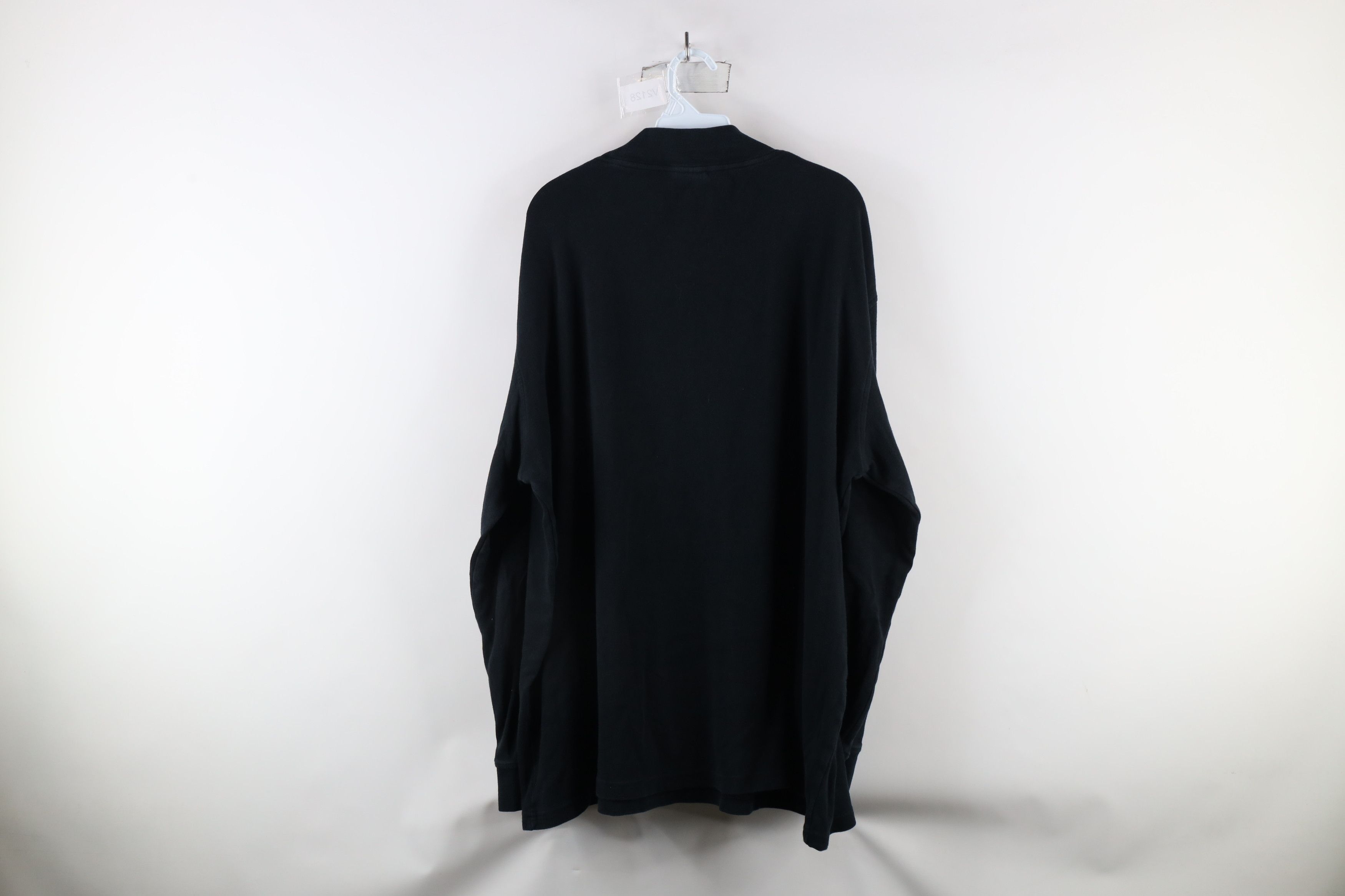 Cabelas × Vintage Vintage 90s Cabelas Long Sleeve Mock Neck T-Shirt Black Size US XXL / EU 58 / 5 - 5 Thumbnail