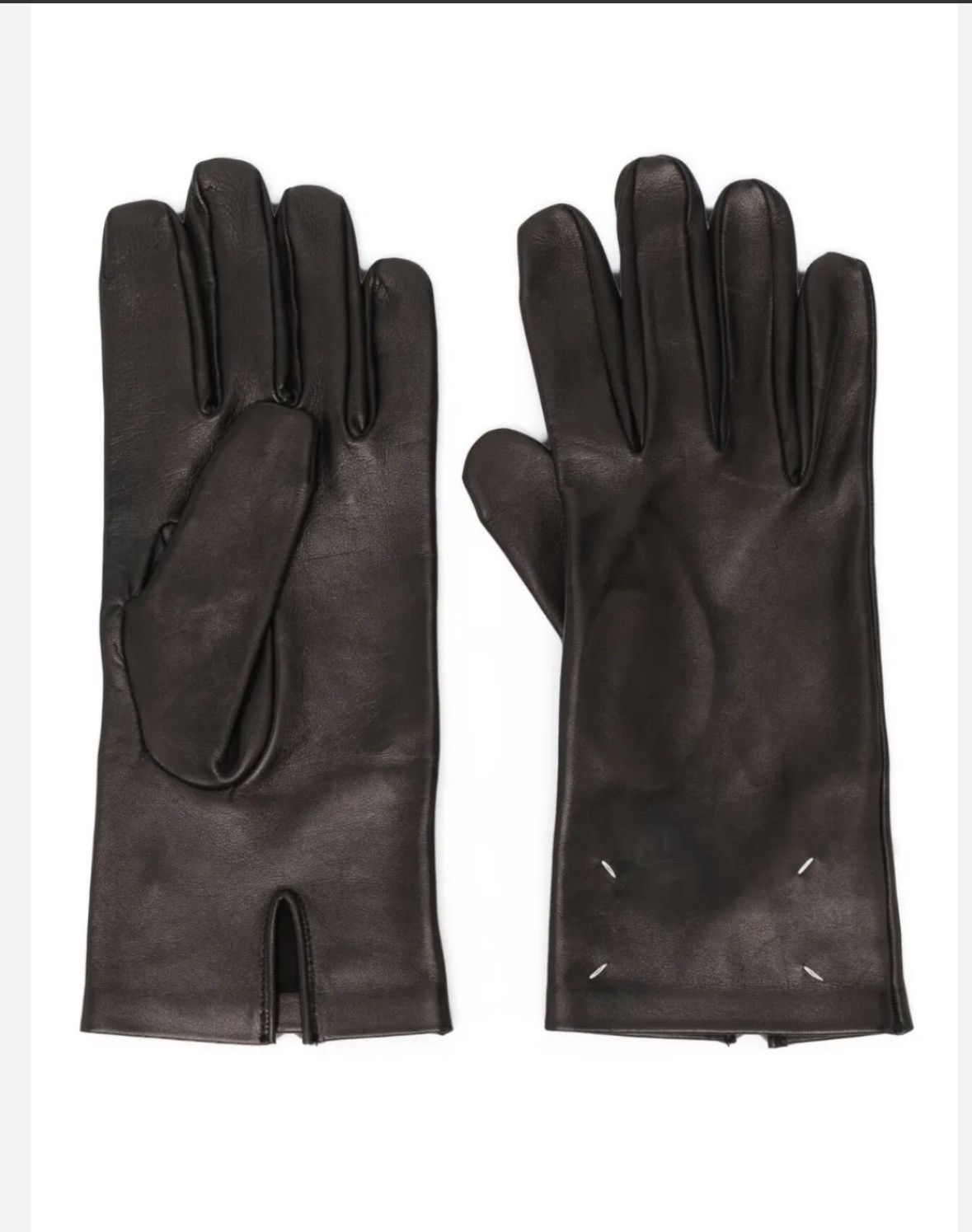 Maison Margiela RUNWAY Maison Margiela Leather Riding Gloves Size ONE SIZE - 1 Thumbnail