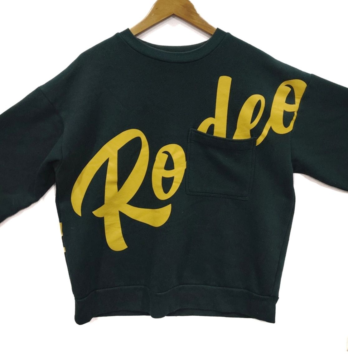 Japanese Brand × Vintage Vtg RODEO CROWN Embroidery Spellout. Baggy Style Sweatshirt Size US XL / EU 56 / 4 - 3 Thumbnail