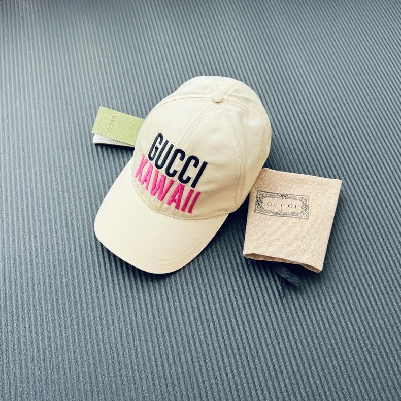 Gucci Gucci SizeL Printed embroidered hat Size ONE SIZE - 1 Thumbnail