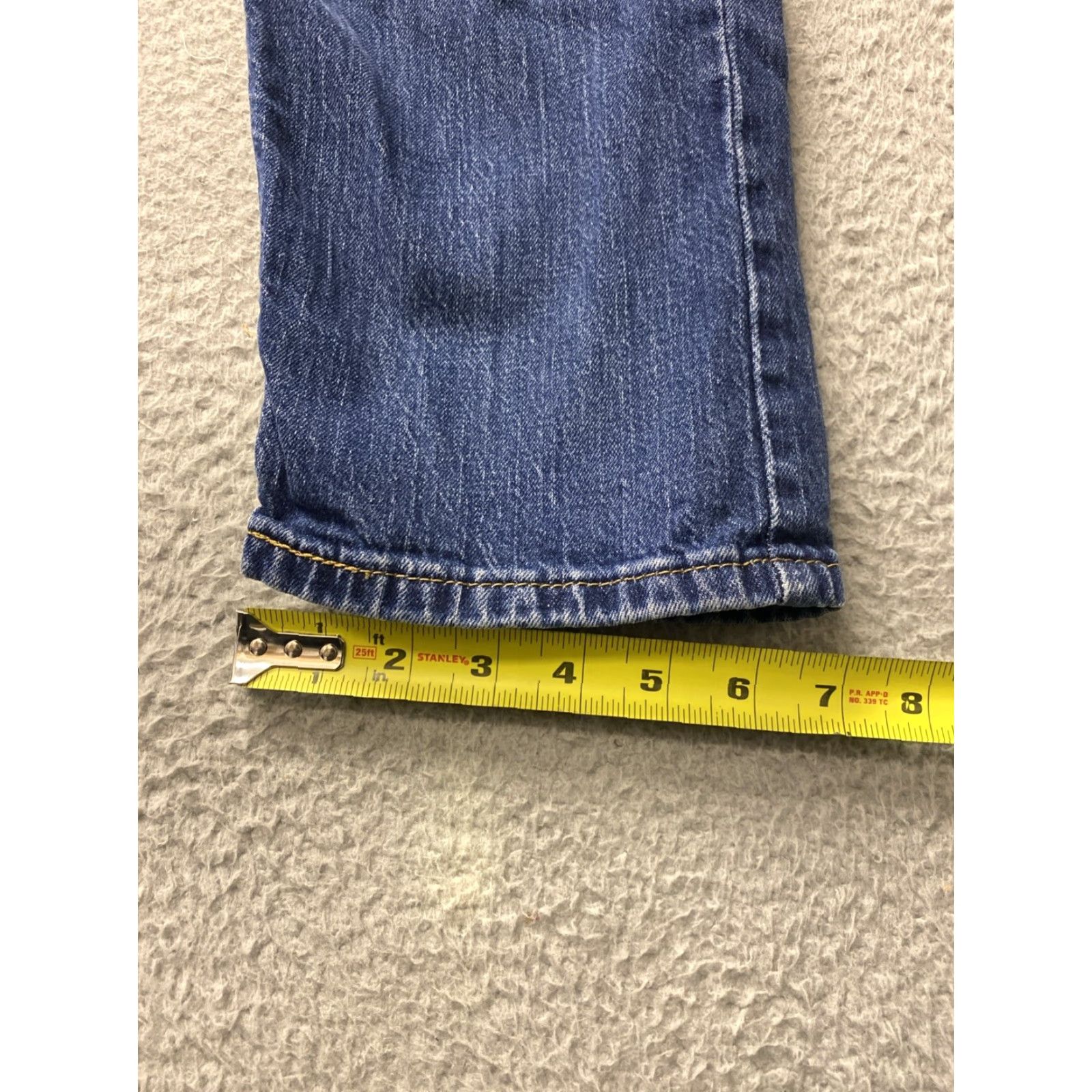 Levi's Levi's 502 Jeans 32x30 Denim Straight Fit Men Blue Classic Casual, 5-Pocket, Mid-Rise Size US 32 / EU 48 - 6 Thumbnail