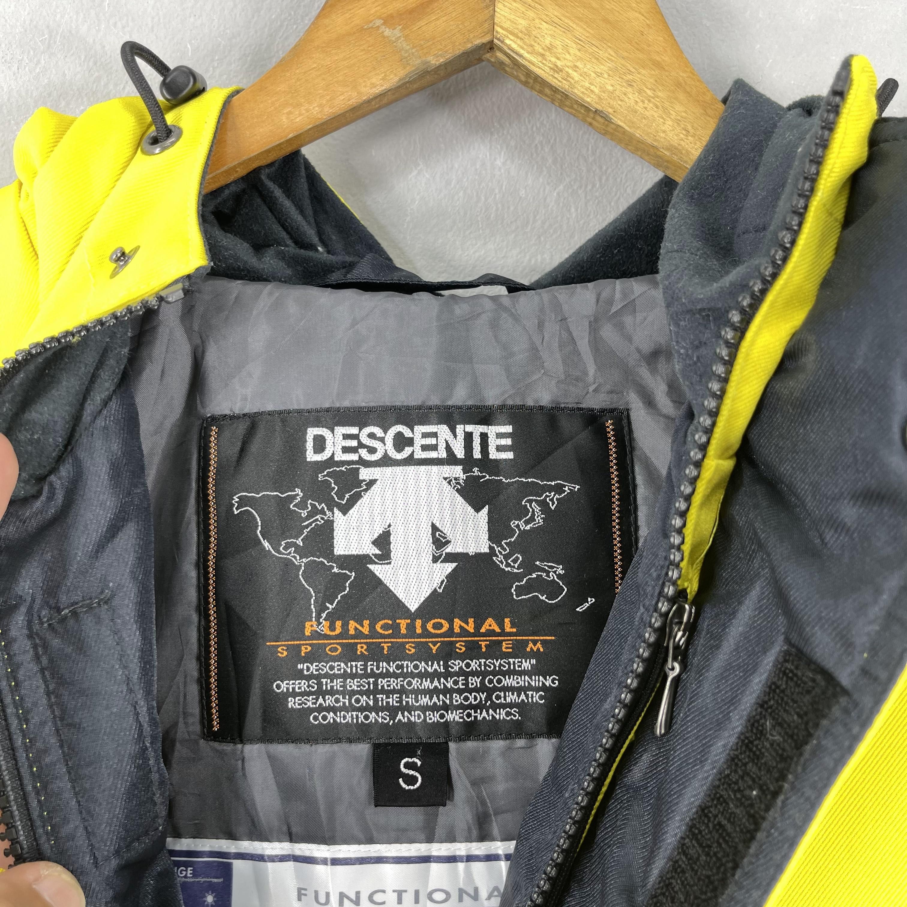Descente Vintage DESCENTE Ski Hoodie Zip Up Jacket Size US S / EU 44-46 / 1 - 7 Thumbnail