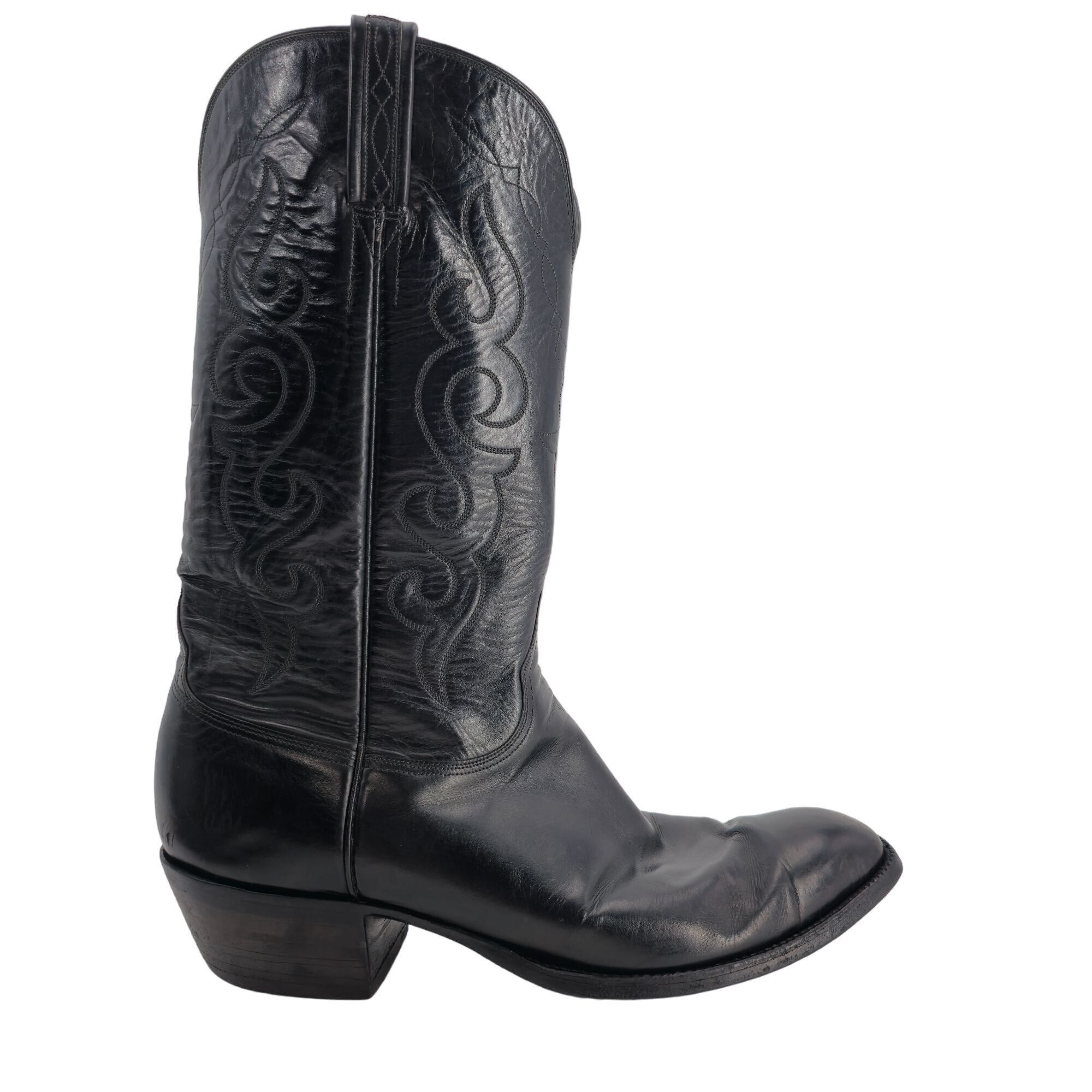 Lucchese Lucchese San Antonio FrenchToe 1984 Men 11.5E Black Leather Size US 11.5 / EU 44-45 - 15 Thumbnail