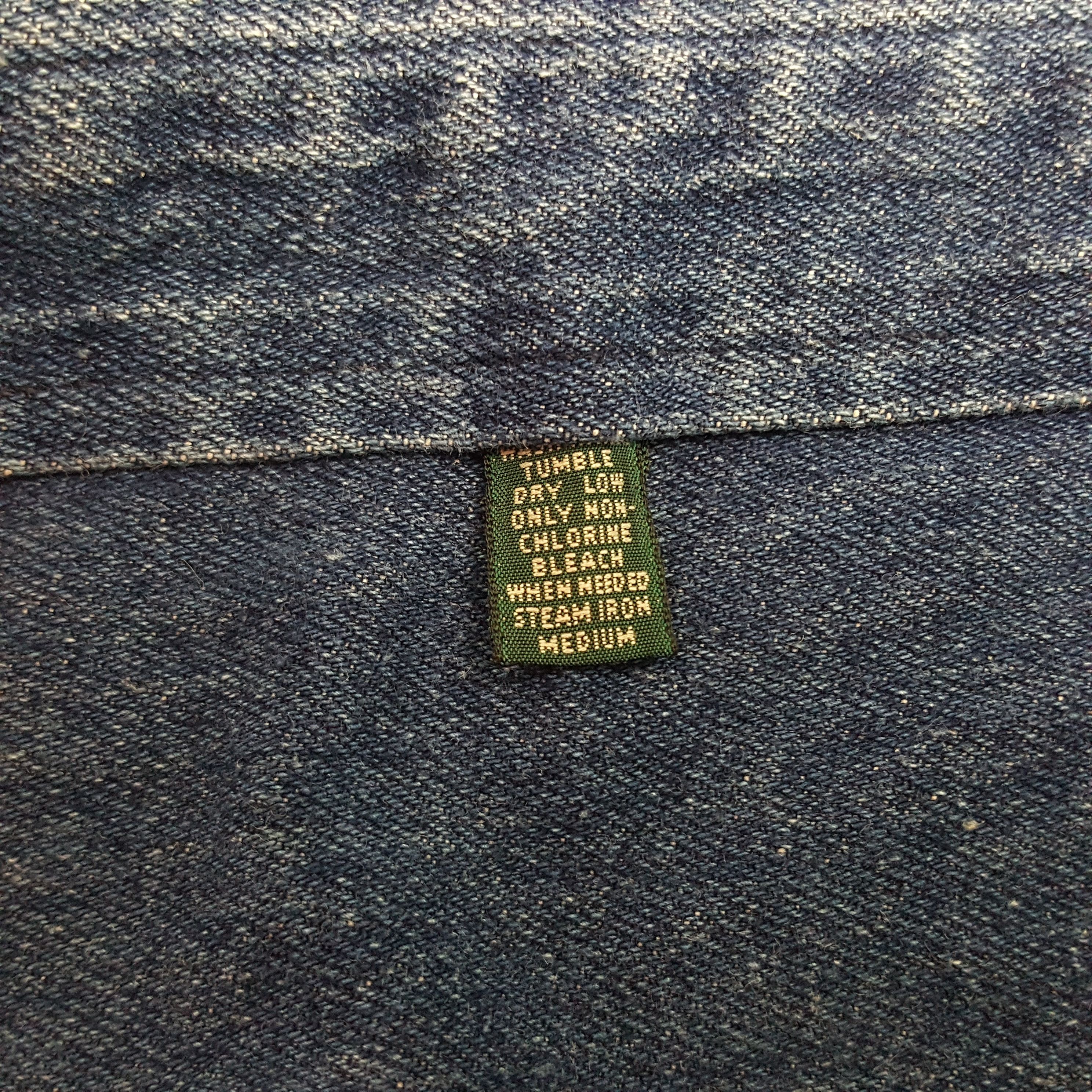 Ralph Lauren × Vintage Vintage Ralph Lauren American Brand Denim Shirt Button Up Size US XL / EU 56 / 4 - 8 Thumbnail