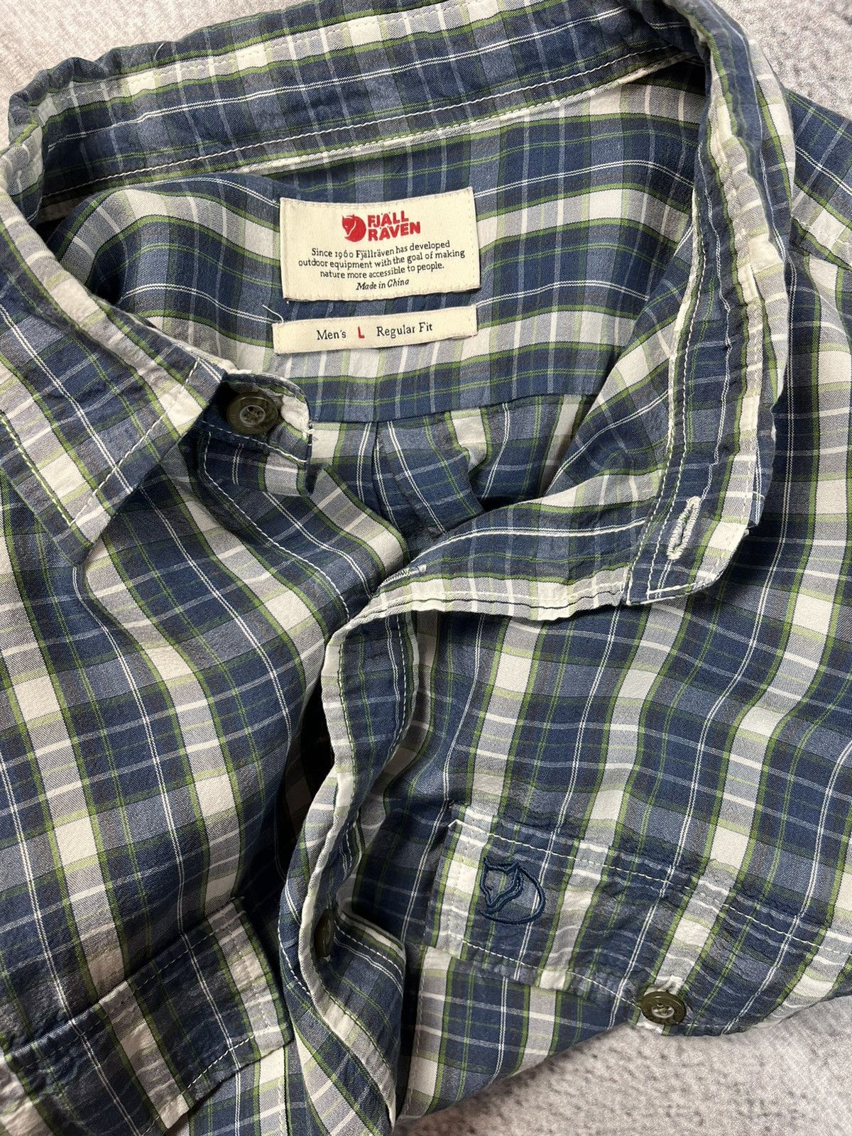 Fjallraven Fjallraven shirt sleeve shirt Size US L / EU 52-54 / 3 - 10 Thumbnail