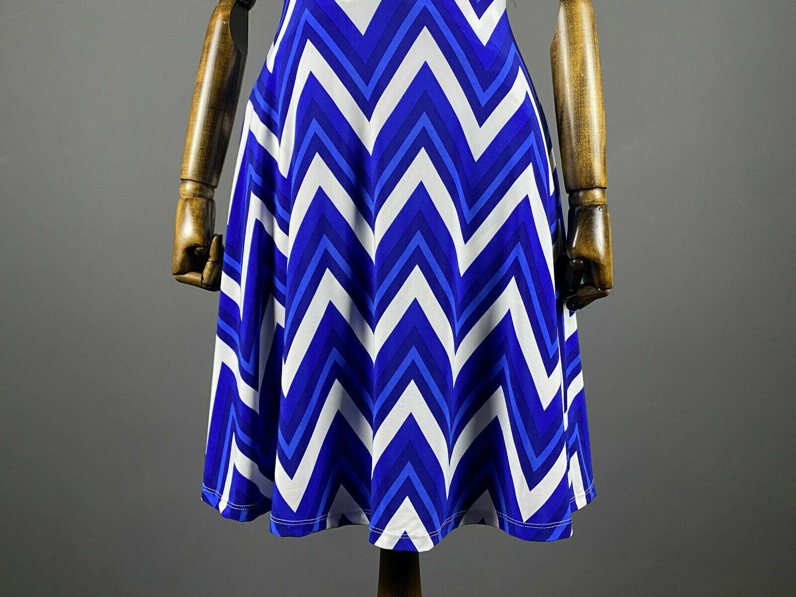 Lauren Ralph Lauren Ladies Lauren Ralph Lauren Blue Stripe A-Line Dress Size XS Size XS / US 0-2 / IT 36-38 - 3 Thumbnail