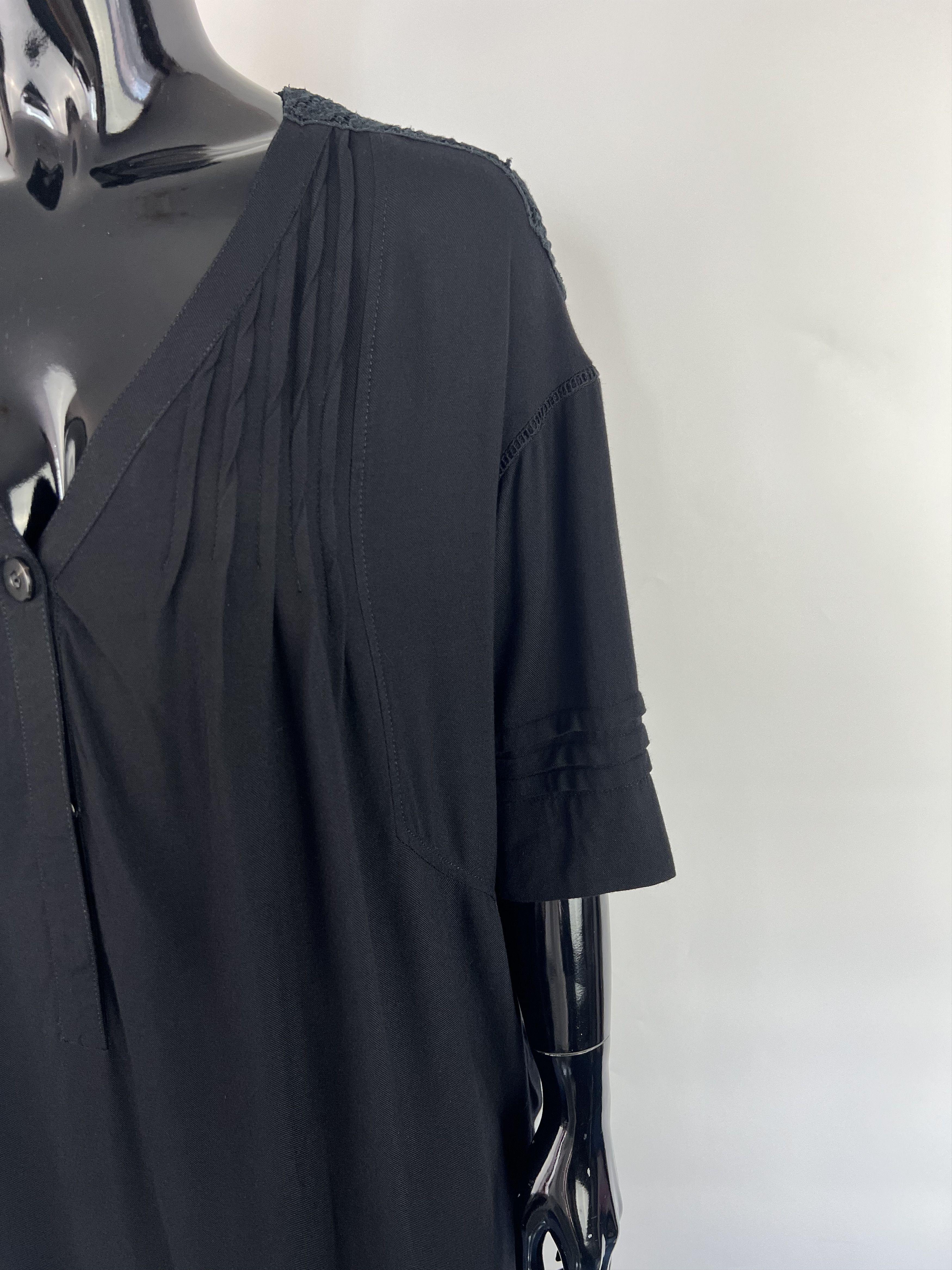 Sandro Sandro Vintage Black V-Neck Short Dress Size 2 Size M / US 6-8 / IT 42-44 - 9 Thumbnail