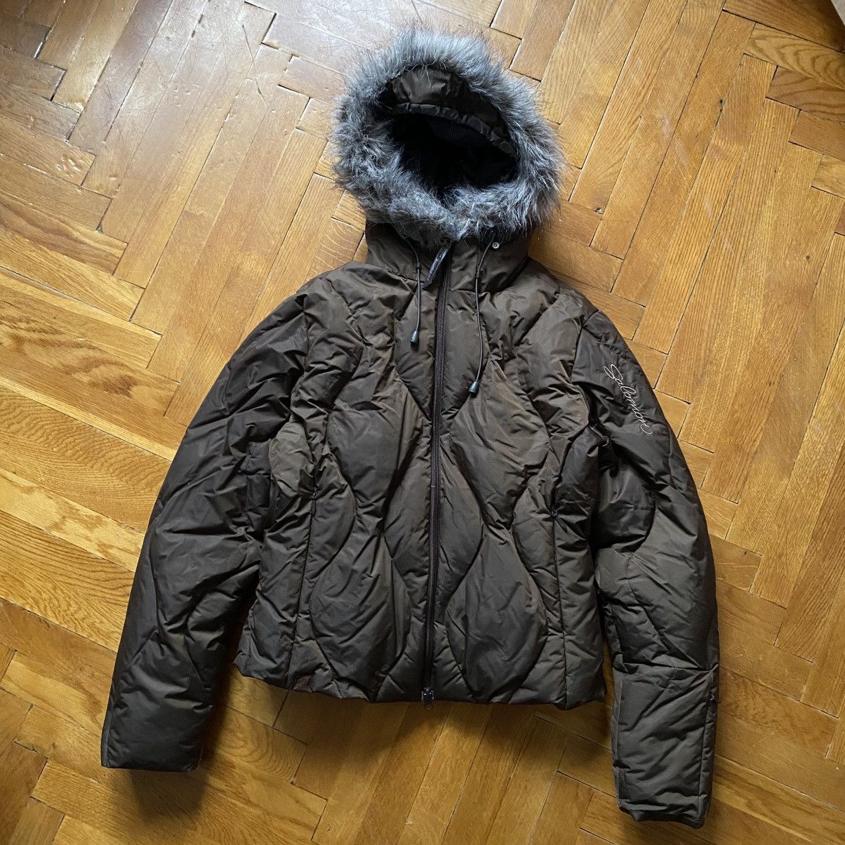 Salomon SALOMON Y2K BROWN DOWN PUFFER JACKET Size M / US 6-8 / IT 42-44 - 1 Thumbnail
