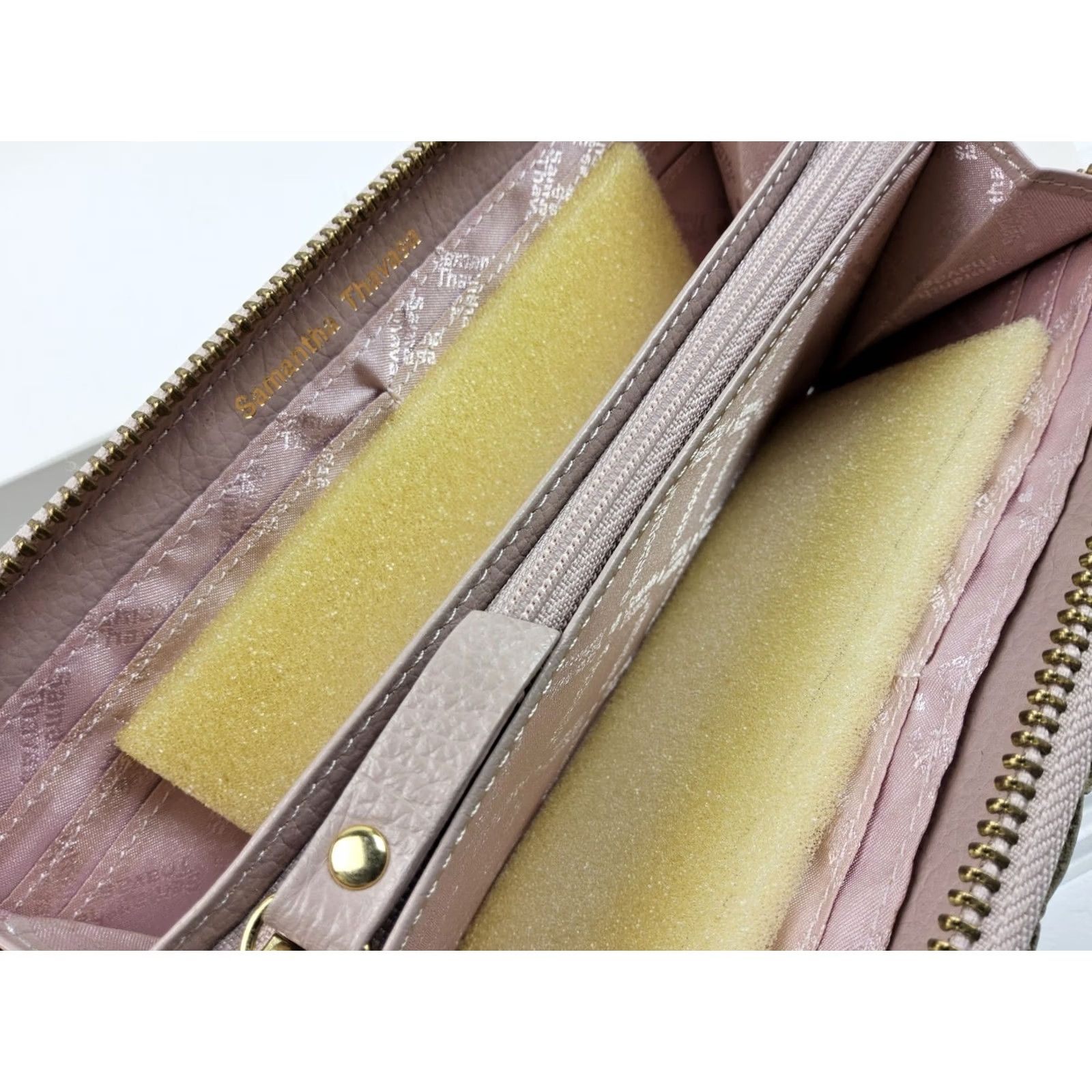 Pinko Samantha Thavasa Wallet Petit Choice Pink Full Size Long Wallet Women Multicolor 7.5x4 Size ONE SIZE - 4 Thumbnail