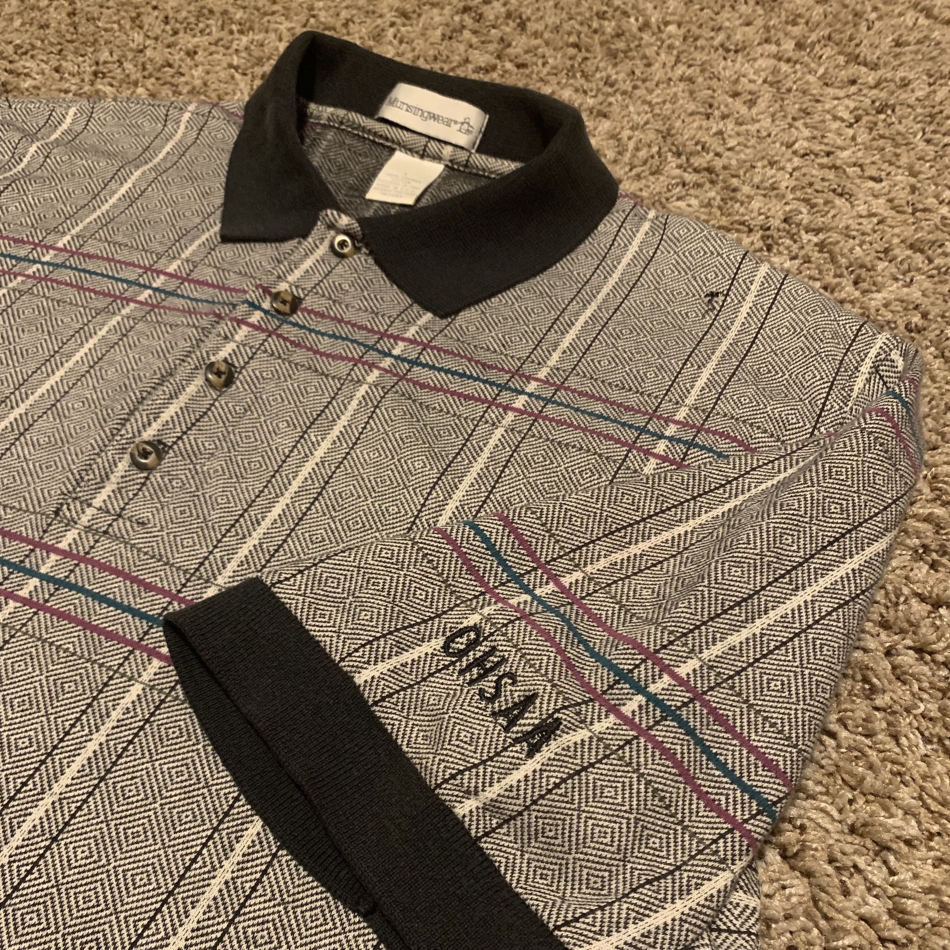 Vintage VINTAGE POLO SHIRT Size US L / EU 52-54 / 3 - 3 Thumbnail