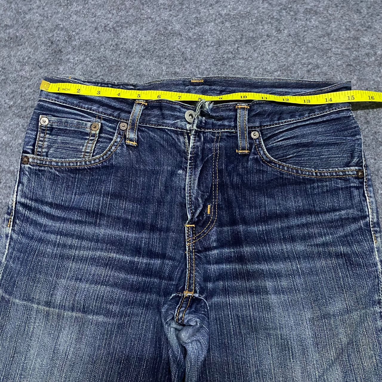 Edwin Vintage Edwin 500 VG Distressed Bootcut Denim Size US 30 / EU 46 - 4 Thumbnail