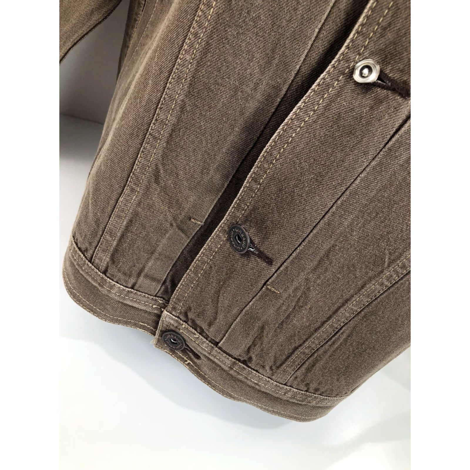 Denime MARITHE FRANCOIS GIRBAUD Denim Trucker Jacket Embroidered Vintage Mens 3XL Brown XXS-XXL Size US XXL / EU 58 / 5 - 6 Thumbnail
