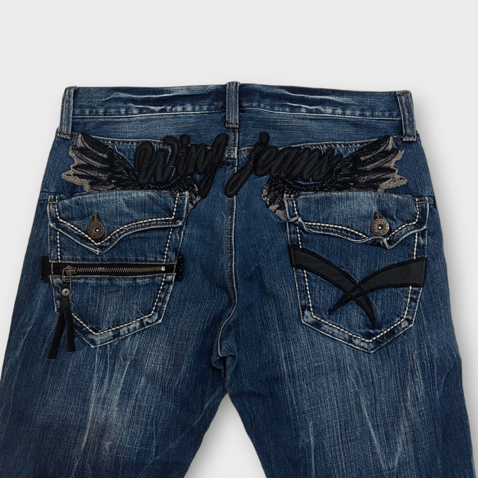 Vintage Anti Label Seditionaries Flare Denim Size US 32 / EU 48 - 9 Thumbnail