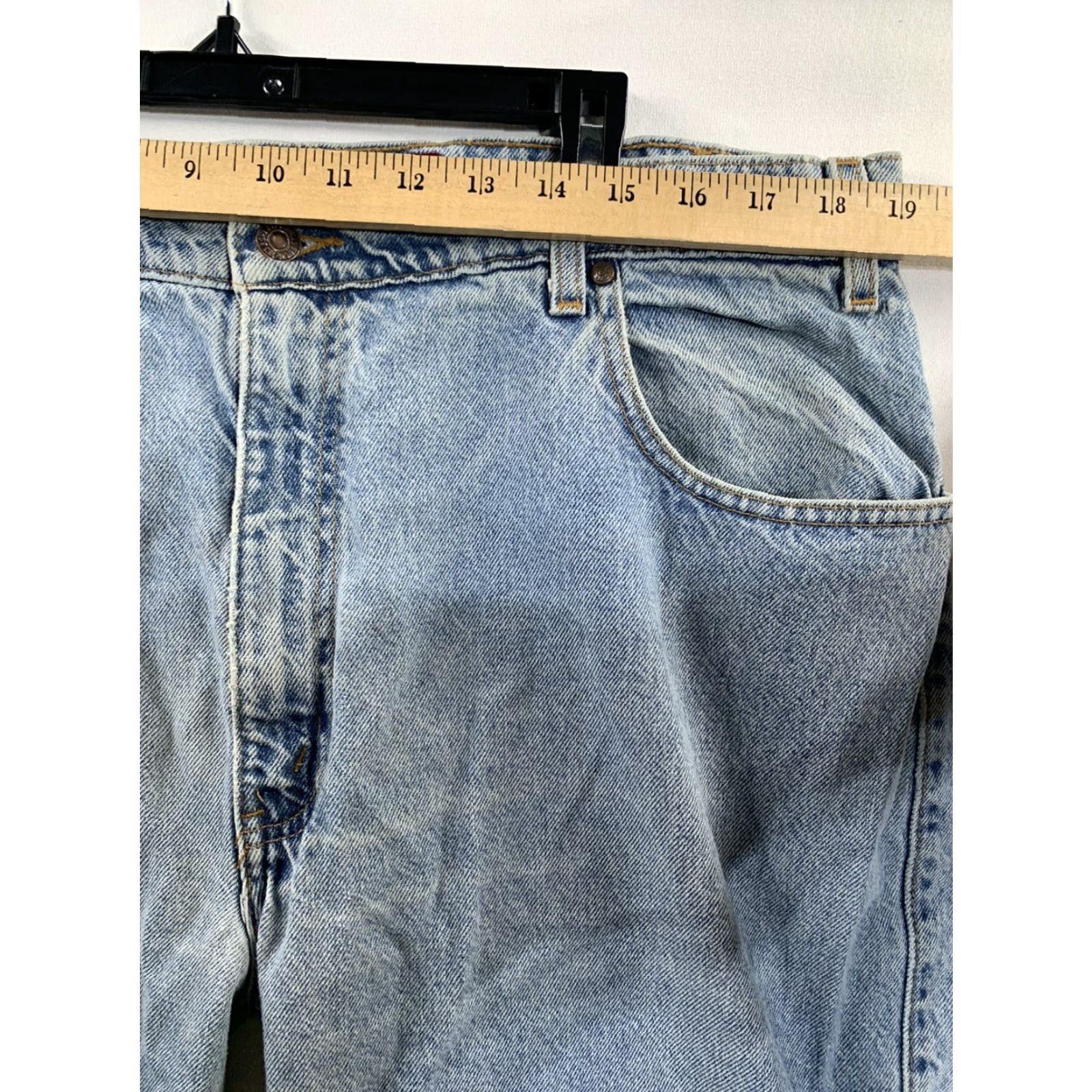 Levi's VINTAGE Levi's Jeans 545 Mens Regular Straight 38x31 Blue Denim USA 545/Levi's 545 Mens Loose Fit Jeans Blue Denim 38x31 Medium Wash Size US 38 / EU 54 - 4 Thumbnail